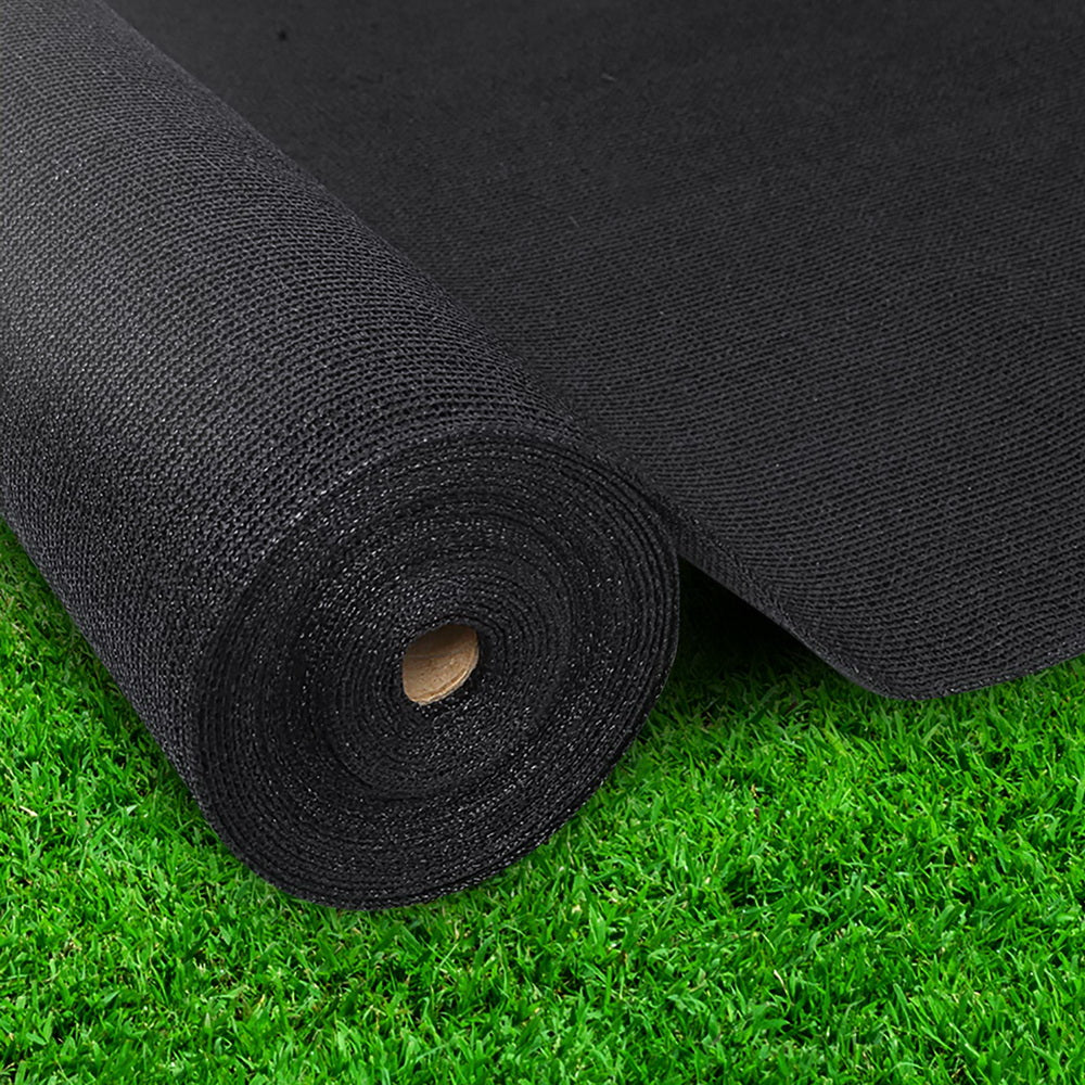 Instahut 3.66 x 20m Shade Sail Cloth - Black-6