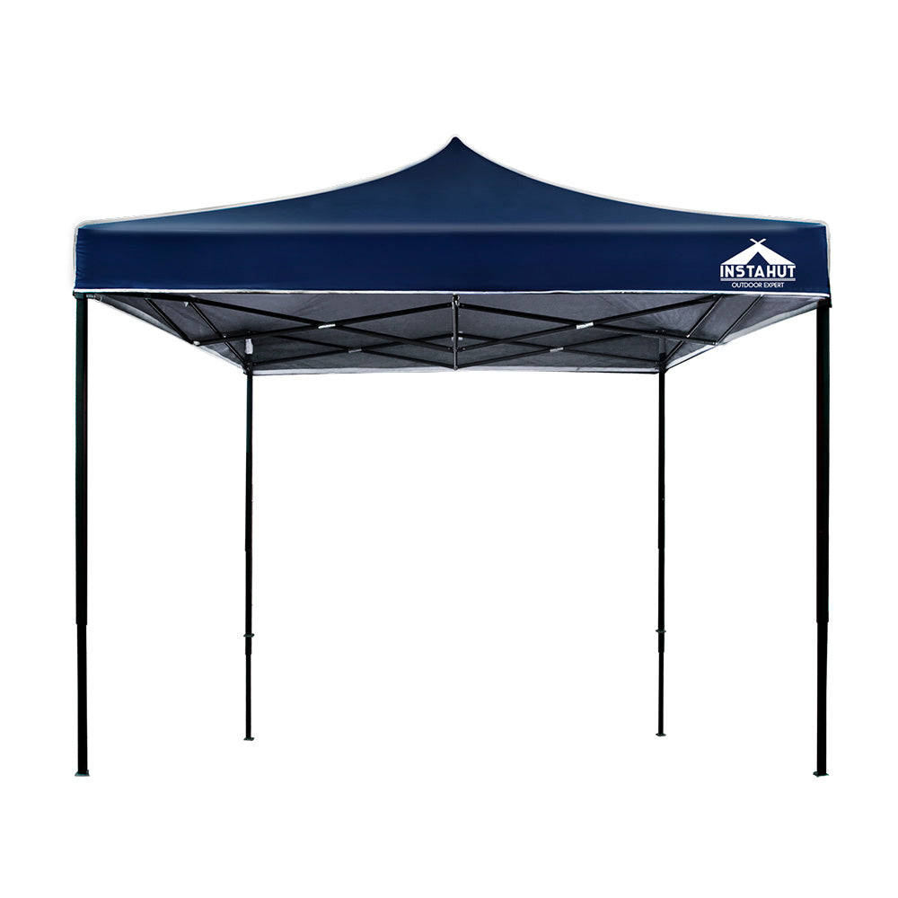 Instahut Gazebo Pop Up Marquee 3x3 Outdoor Wedding Base Pod Kit Navy-2