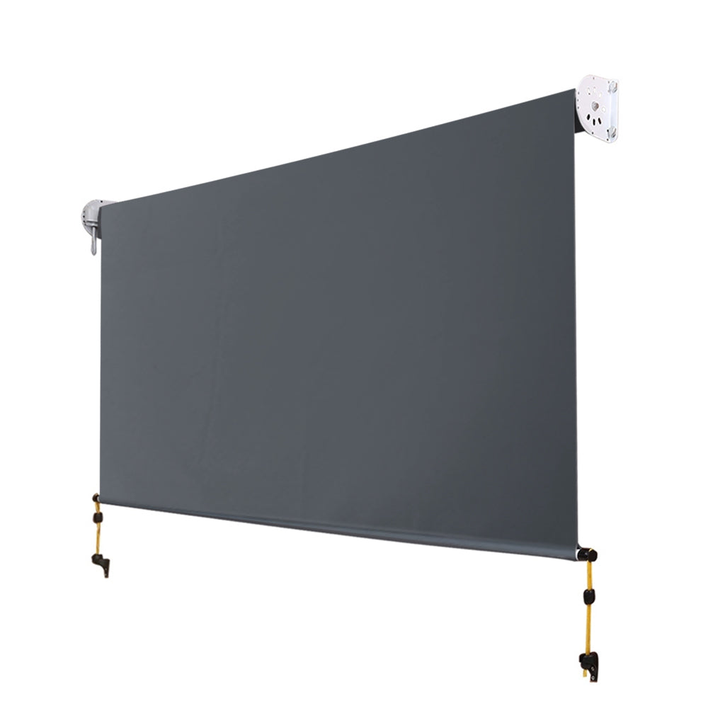 Instahut Outdoor Blind Privacy Screen Roll Down Awning Canopy Window 1.5X2.5M-3