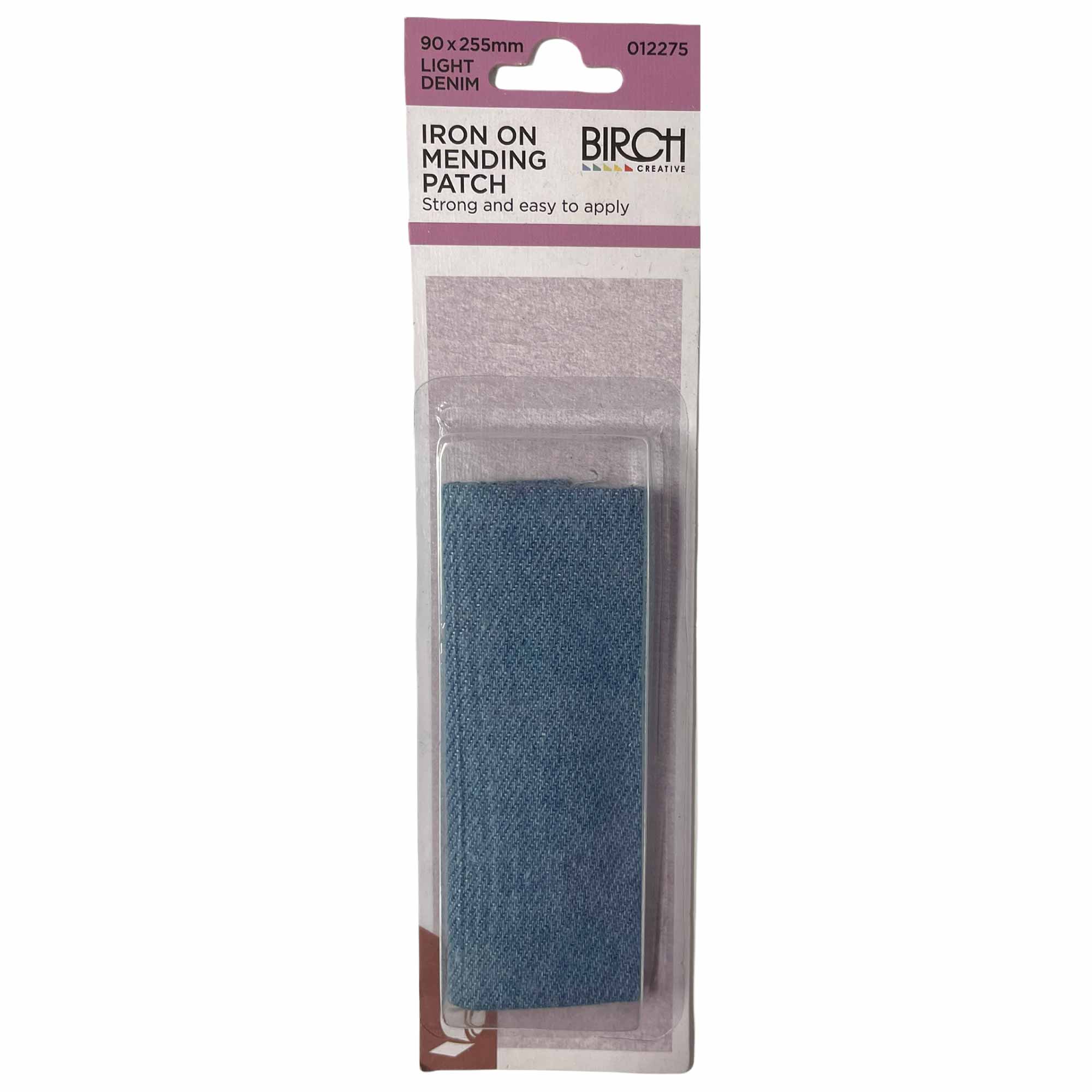 Iron On Mending Patch 90x255mm Cotton Clothes Repair Patches All Colours Birch-7