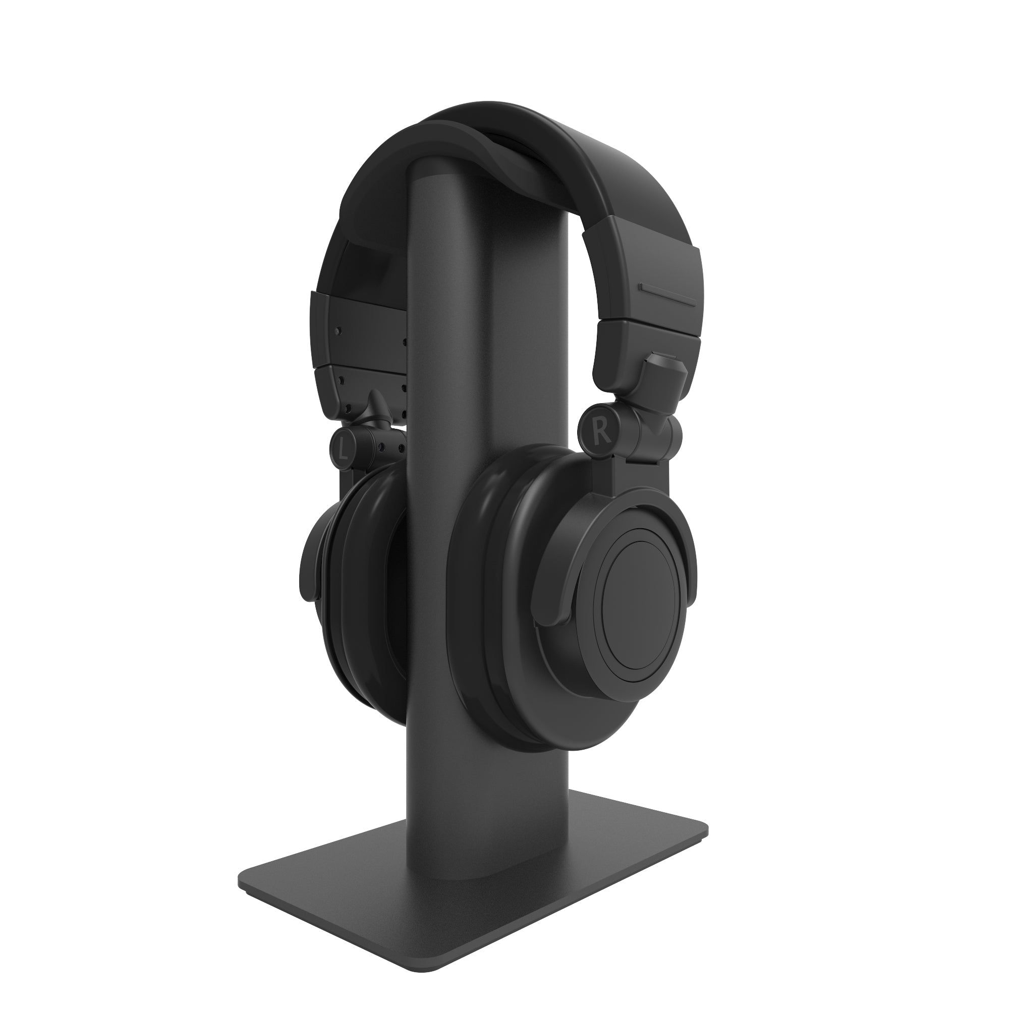 Kanto H2 Premium Universal Desktop Headphone Stand, Black-2