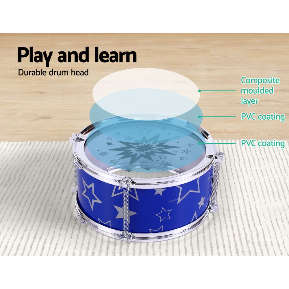 Keezi 11 Piece Kids Drum Set-3