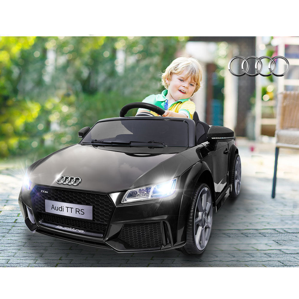 Kids Ride On Car Audi Licensed TT RS Black-11