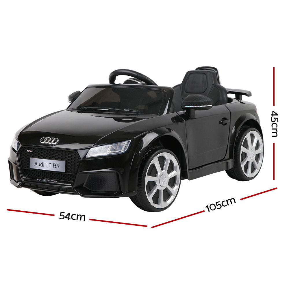 Kids Ride On Car Audi Licensed TT RS Black-1