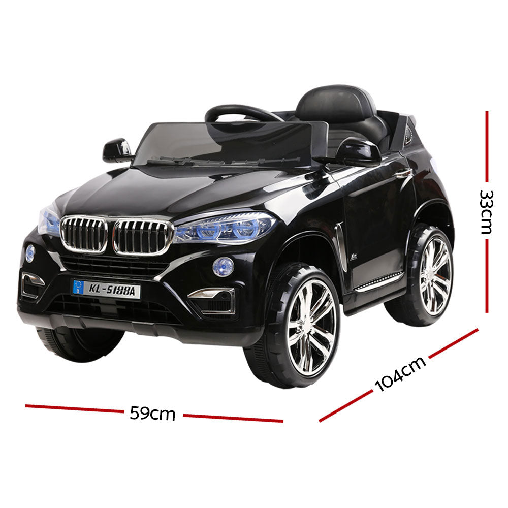 Kids Ride On Car BMW X5 Inspired Electric 12V Black-1