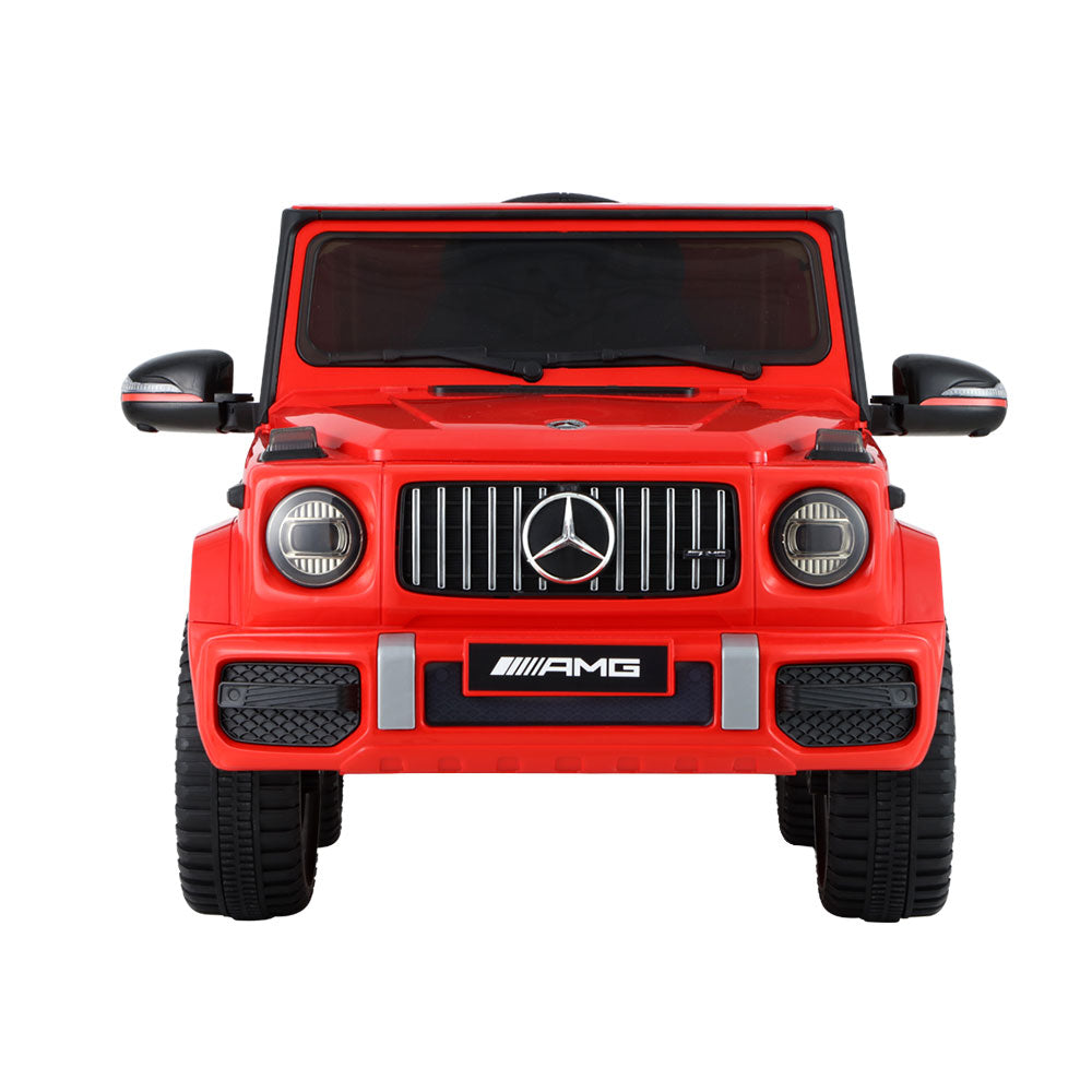 Kids Ride On Car Electric Mercedes-Benz Licensed Toys 12V Battery Red Cars AMG63-2