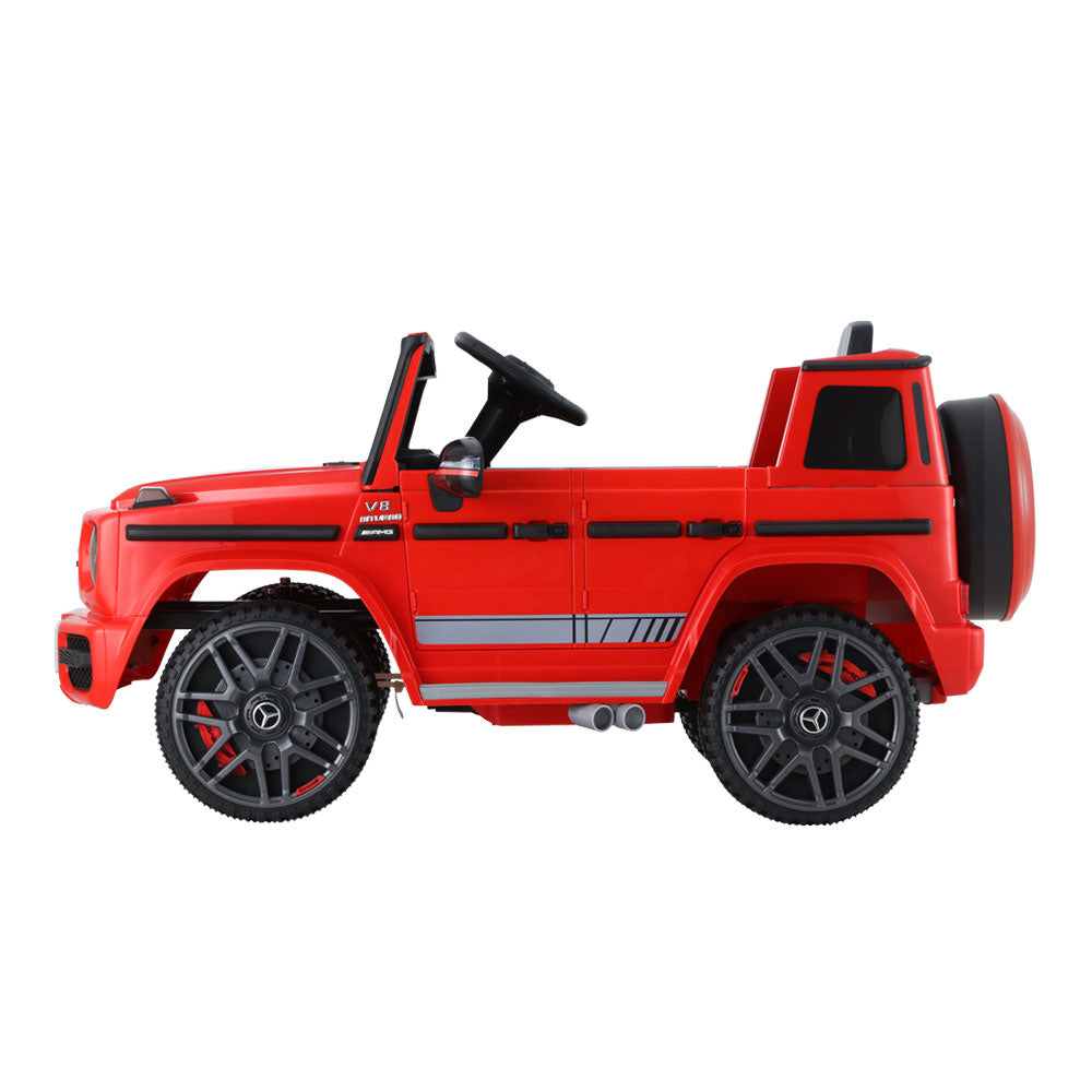 Kids Ride On Car Electric Mercedes-Benz Licensed Toys 12V Battery Red Cars AMG63-3