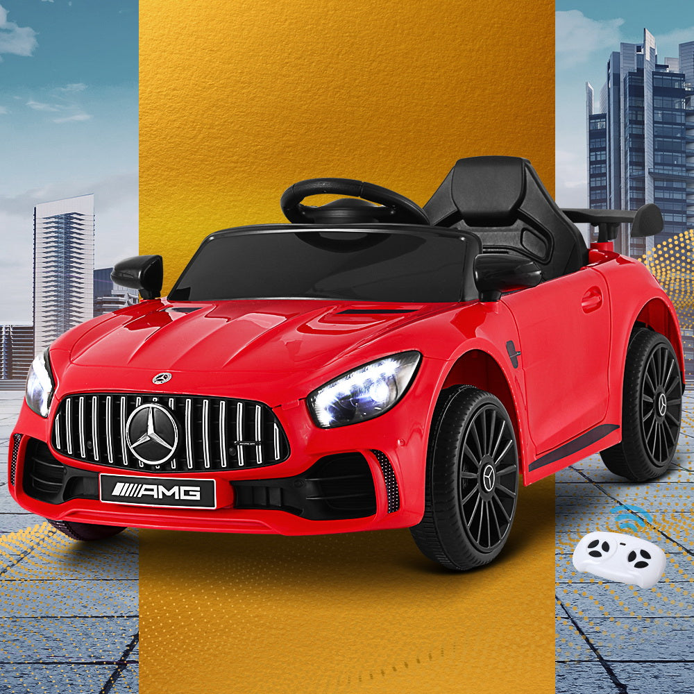 Kids Ride On Car Mercedes-Benz AMG GTR Electric Toy Cars 12V Red-7