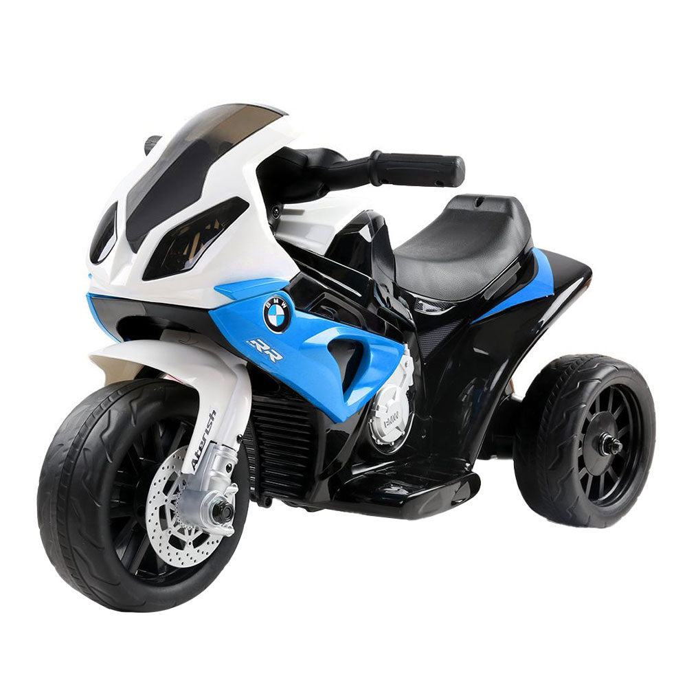 Kids Ride On Motorbike BMW Licensed S1000RR Motorcycle Car Blue-0