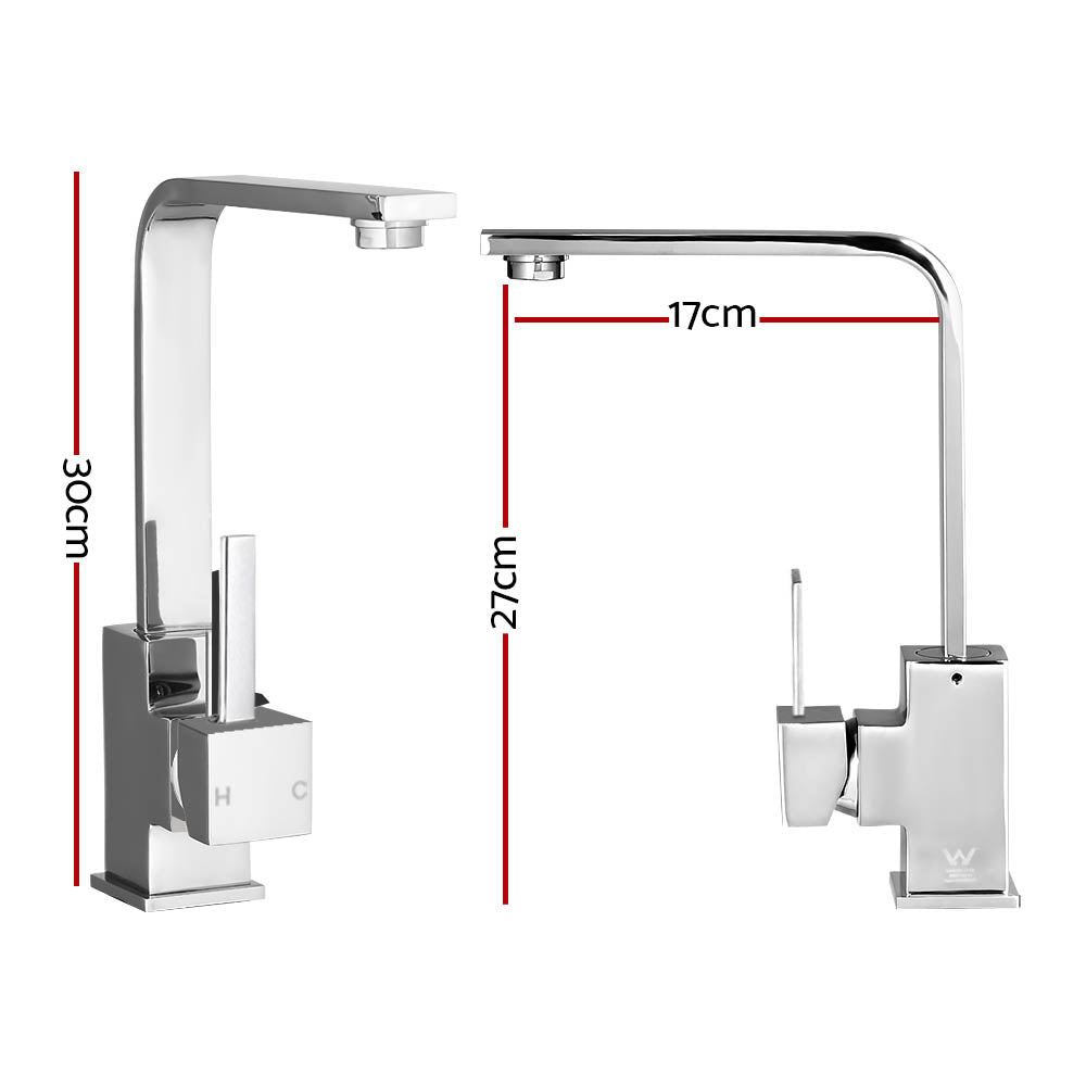 Kitchen Mixer Tap - Silver-1