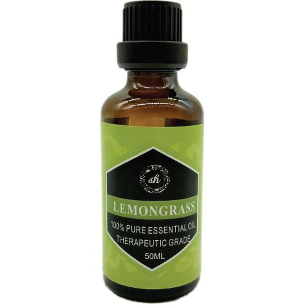 Lemongrass Essential Oil 50ml Bottle - Aromatherapy-0