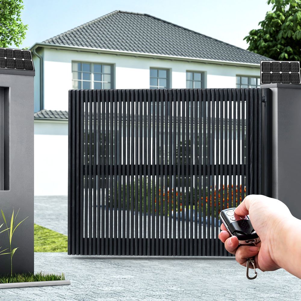 LockMaster 40W Swing Gate Opener Auto Solar Power Electric Remote Control 600KG-7