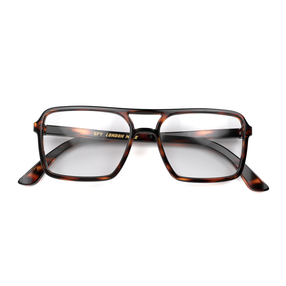 London Mole Spy Blue Blocker Glasses Tortoise Shell-0