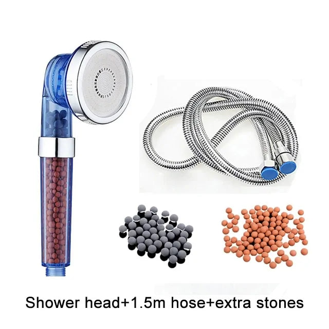 Stone Filled Adjustable Jetting Shower Head