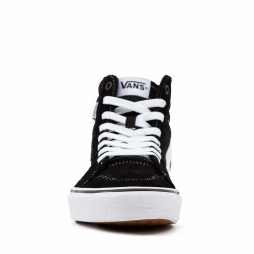 Mens Vans Filmore Hi Black/White Hi Top Lace Up Shoes-1