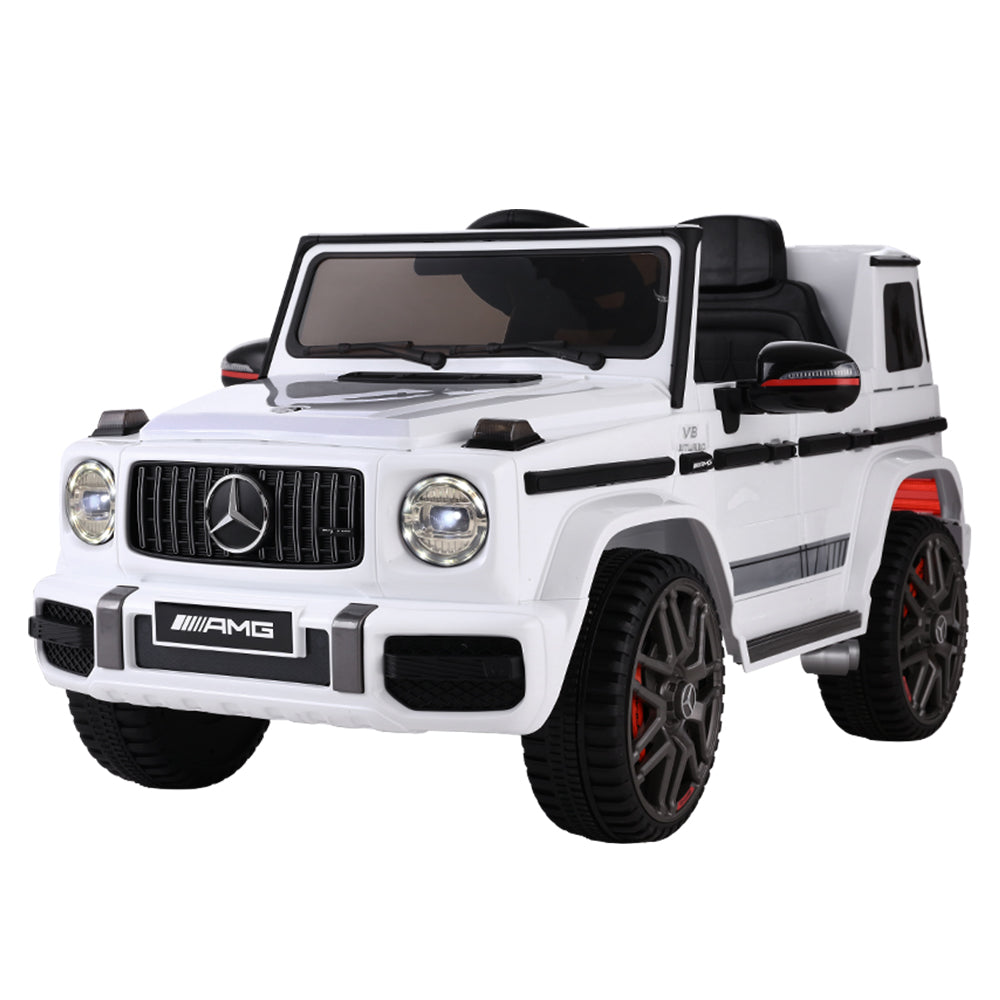 Mercedes-Benz Kids Ride On Car Electric AMG G63 Licensed Remote Cars 12V White-0