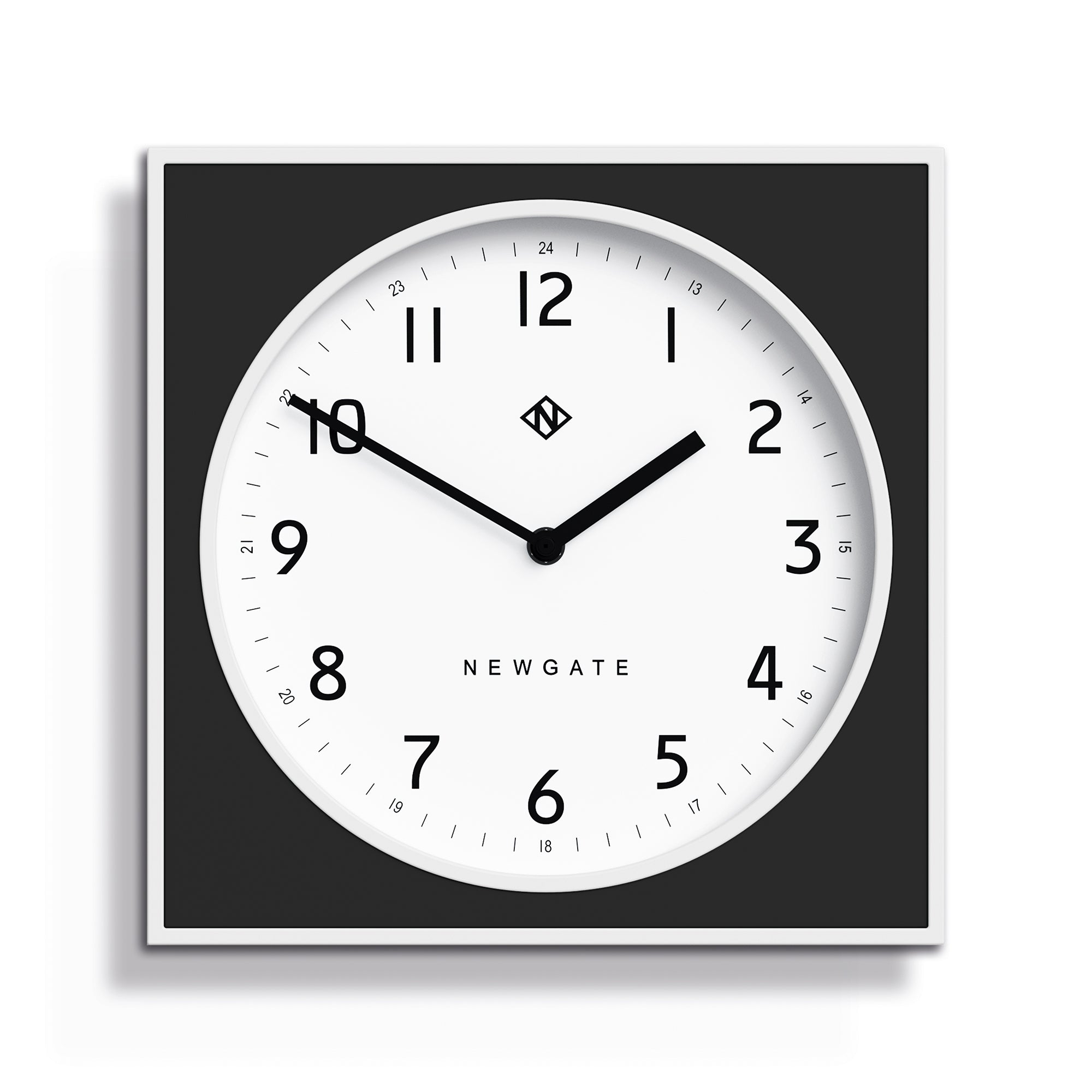 Newgate Burger & Chips Wall Clock Black-0