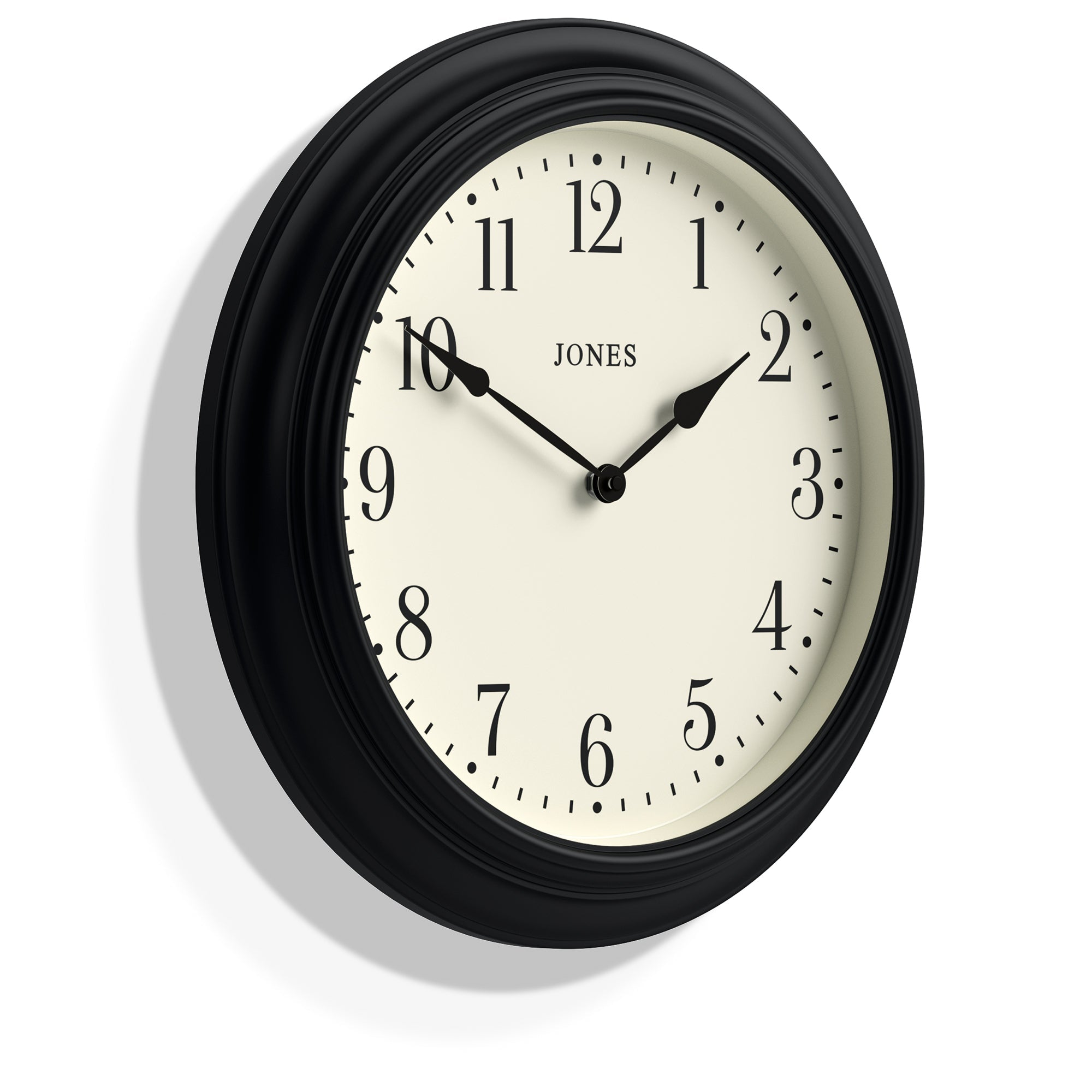 Newgate Jones Supper Club Clock Black-1