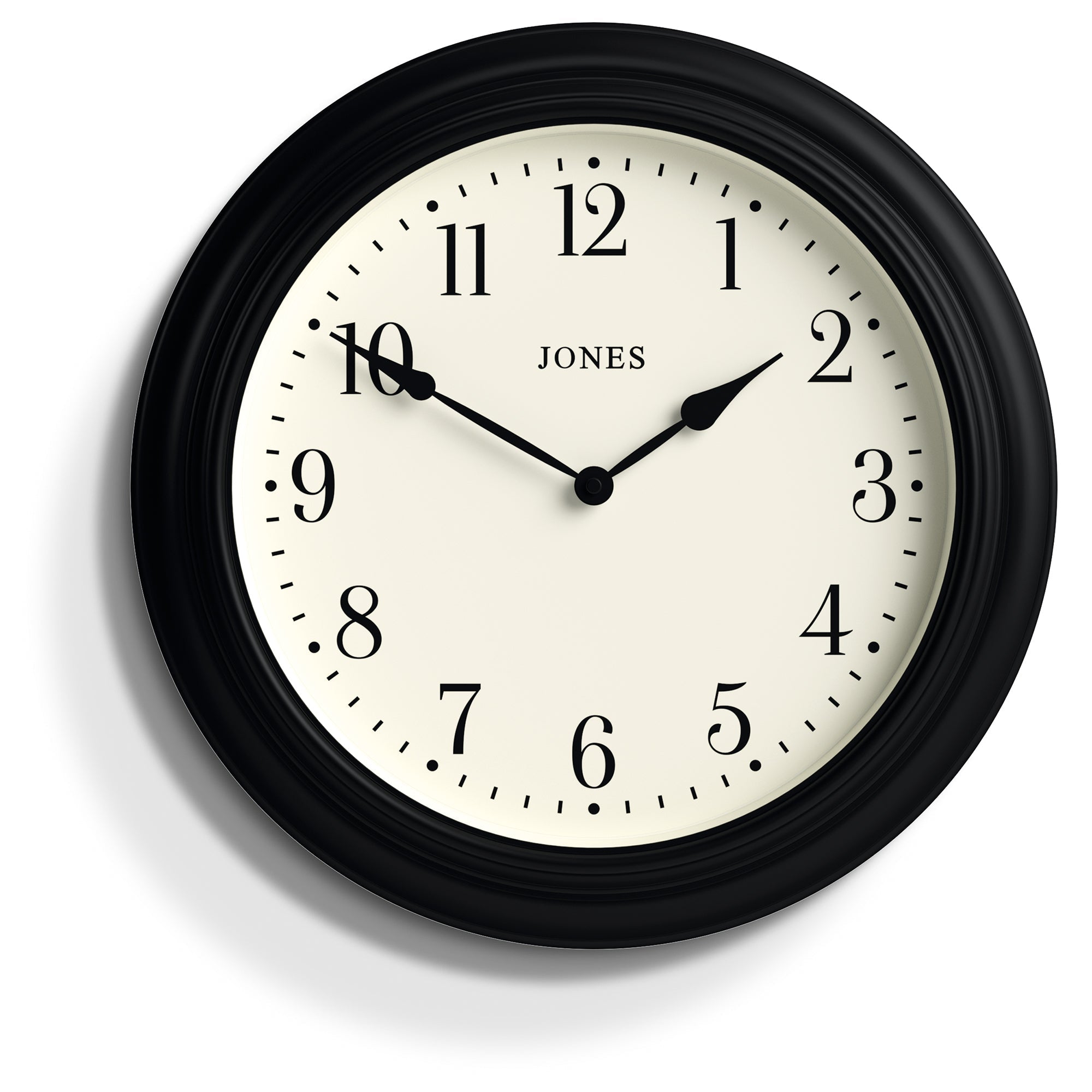 Newgate Jones Supper Club Clock Black-0