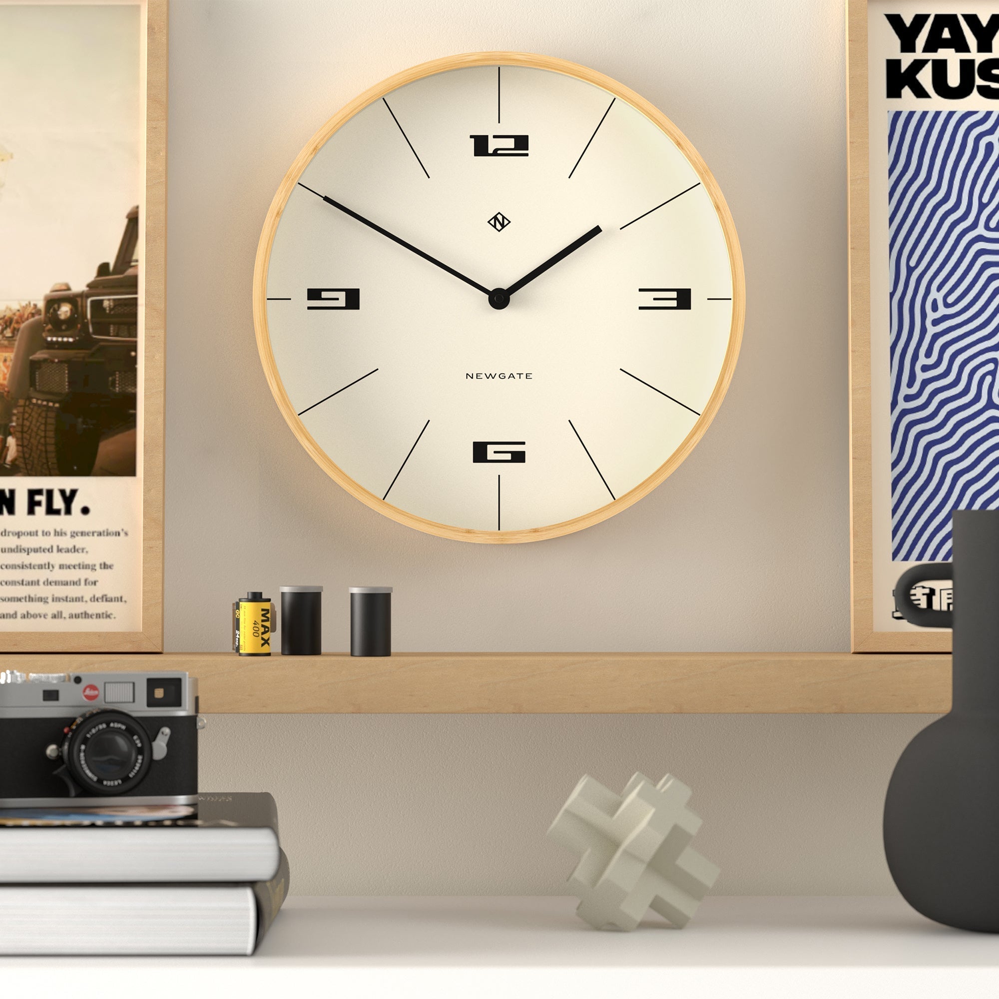 Newgate Mauritius Wall Clock - Hovercraft Dial-2