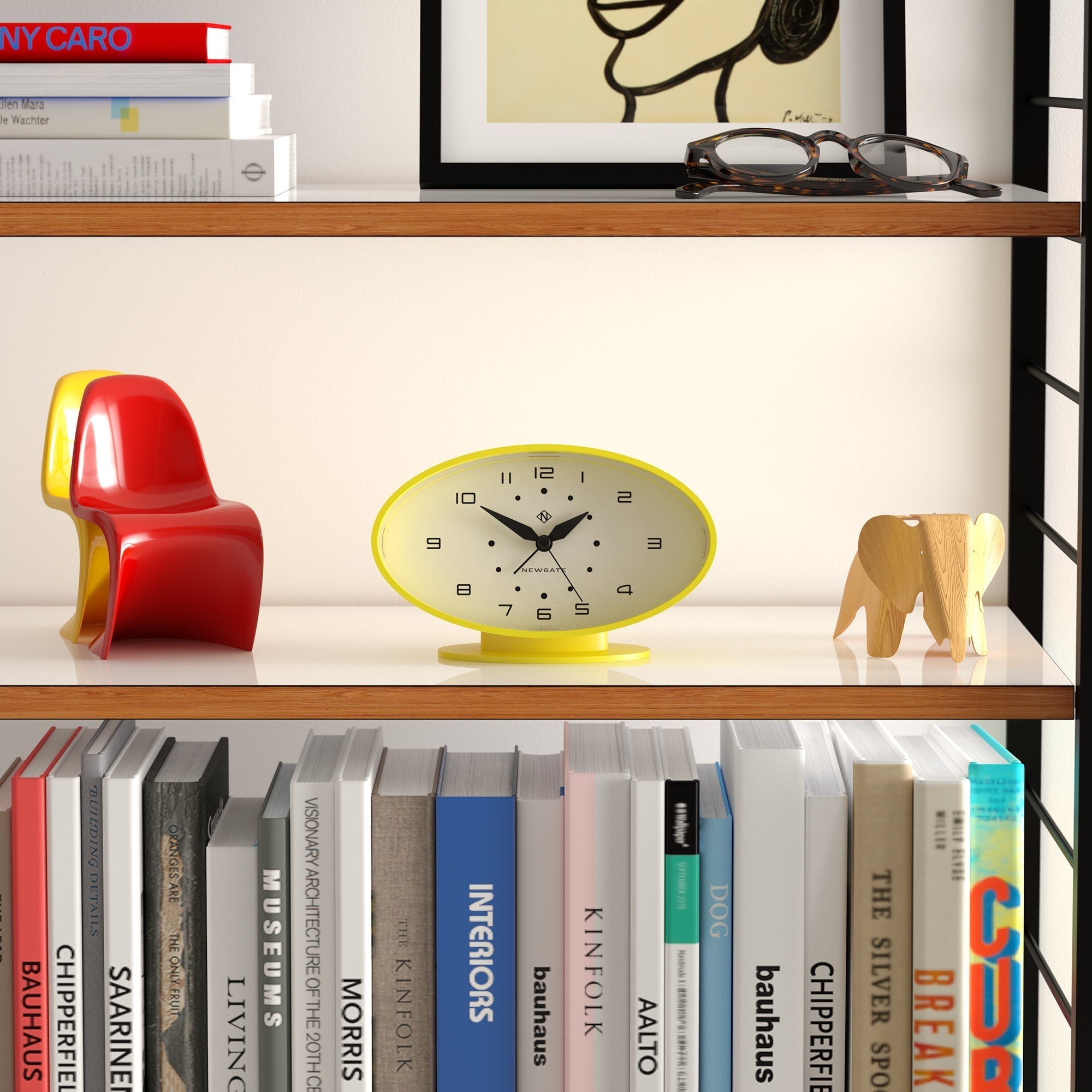 Newgate Ronnie Alarm Clock Yellow-1