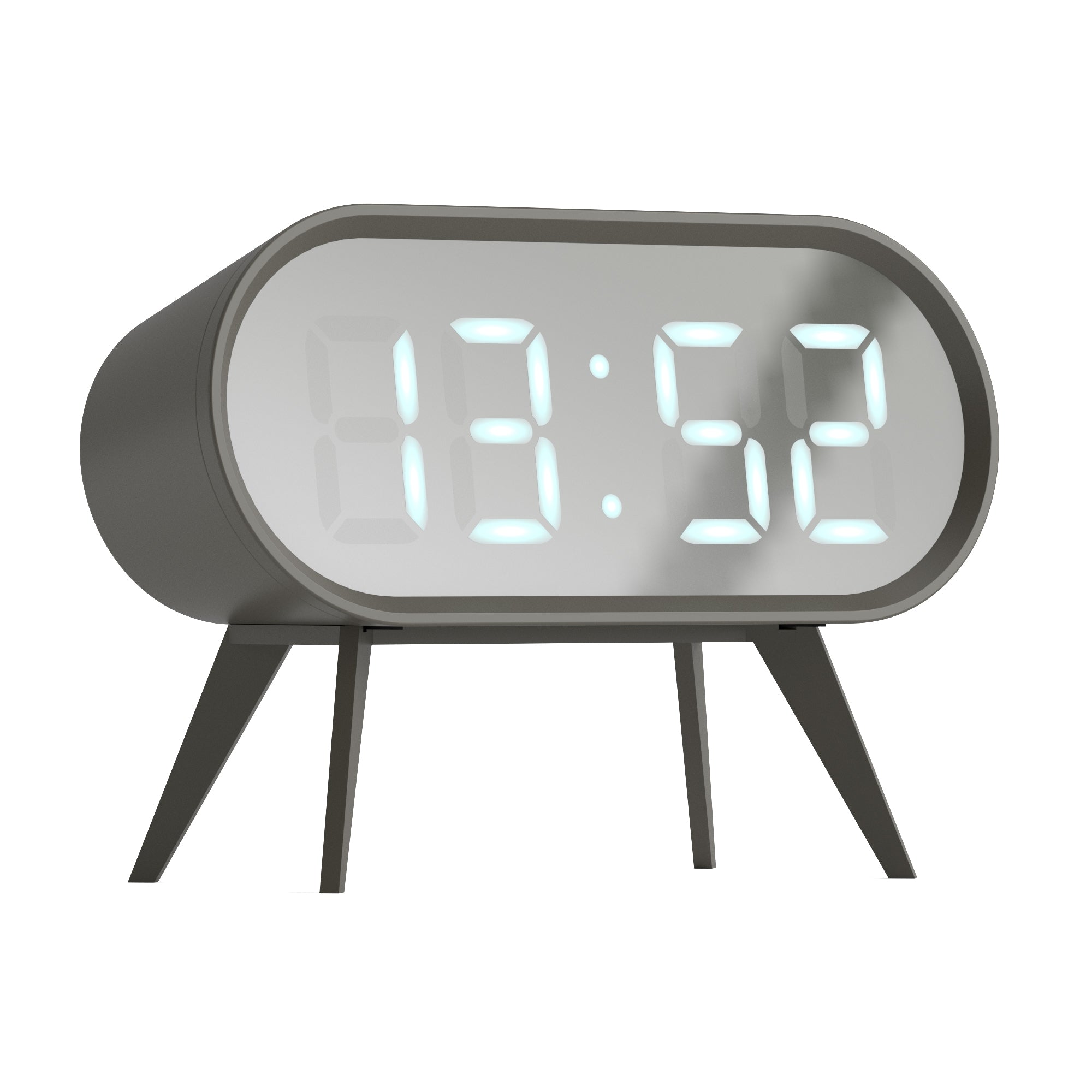 Newgate Space Hotel Cyborg Led Alarm Clock Grey-1