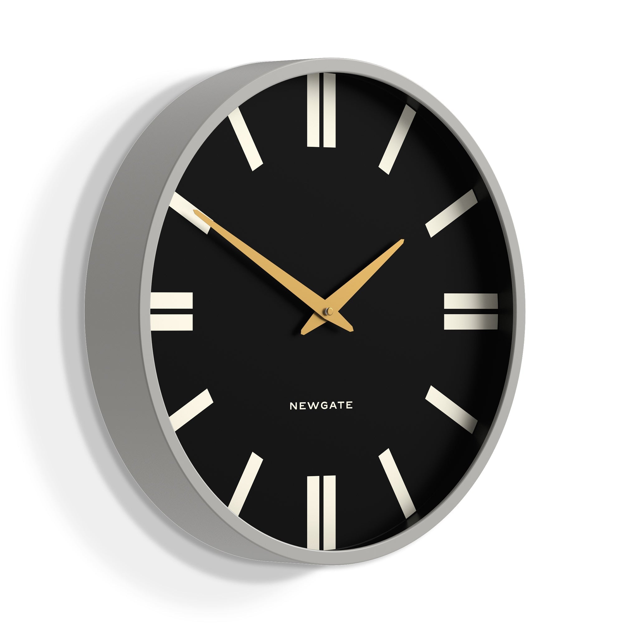 Newgate Universal Wall Clock Plaza Dial Grey-1