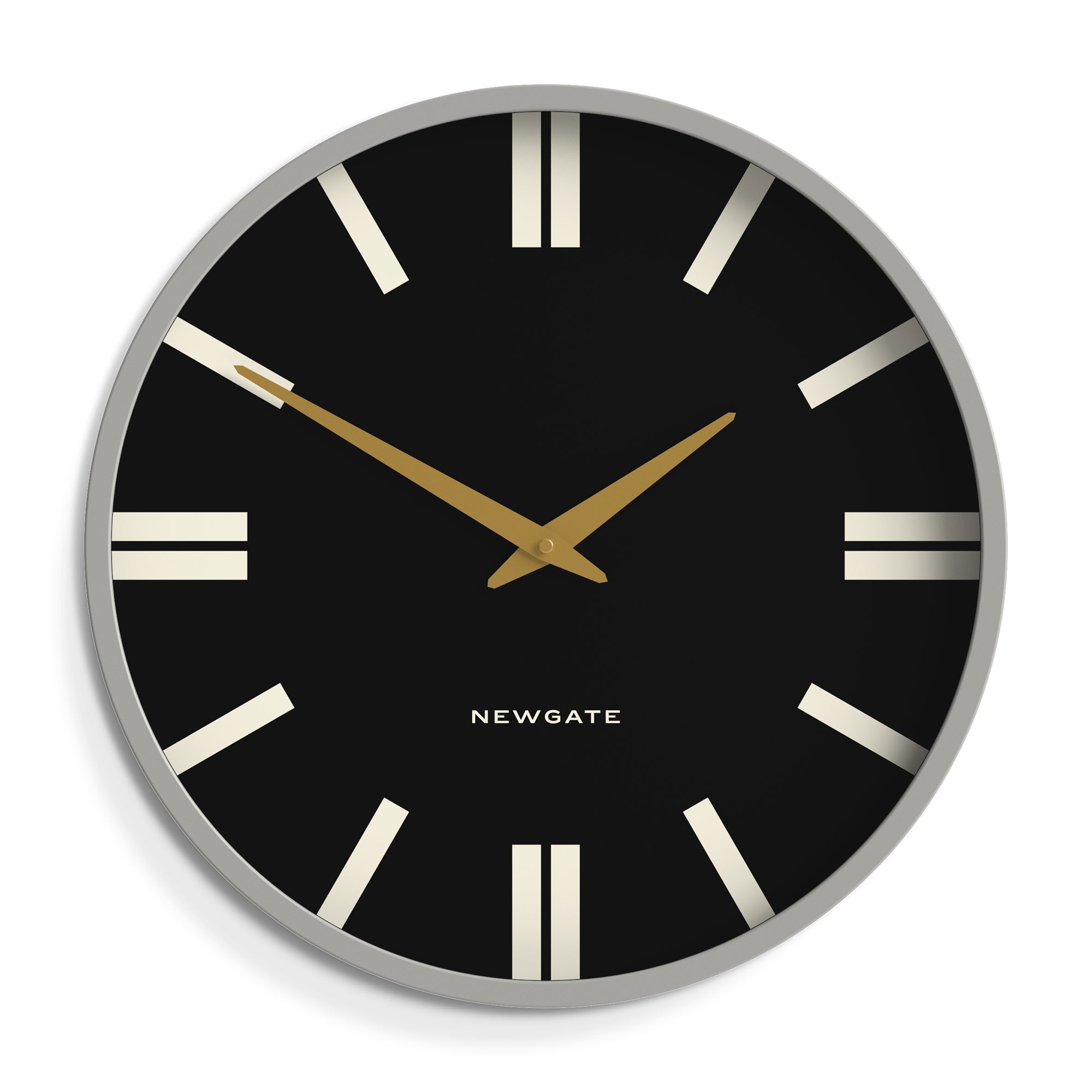 Newgate Universal Wall Clock Plaza Dial Grey-0