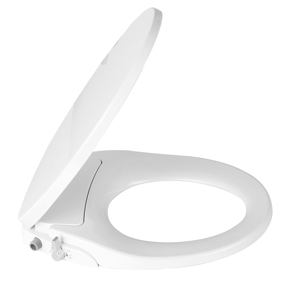 Non Electric Bidet Toilet Seat Bathroom  - White-3