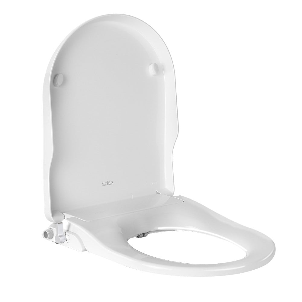 Non Electric Bidet Toilet Seat Bathroom - White-0