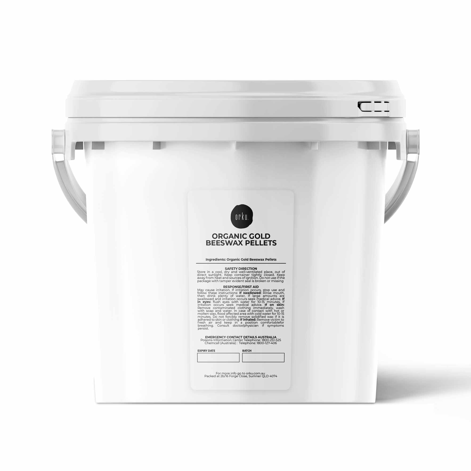 Organic Beeswax Pellets Bucket Pharmaceutical Cosmetic Candle Yellow Bees Wax-4
