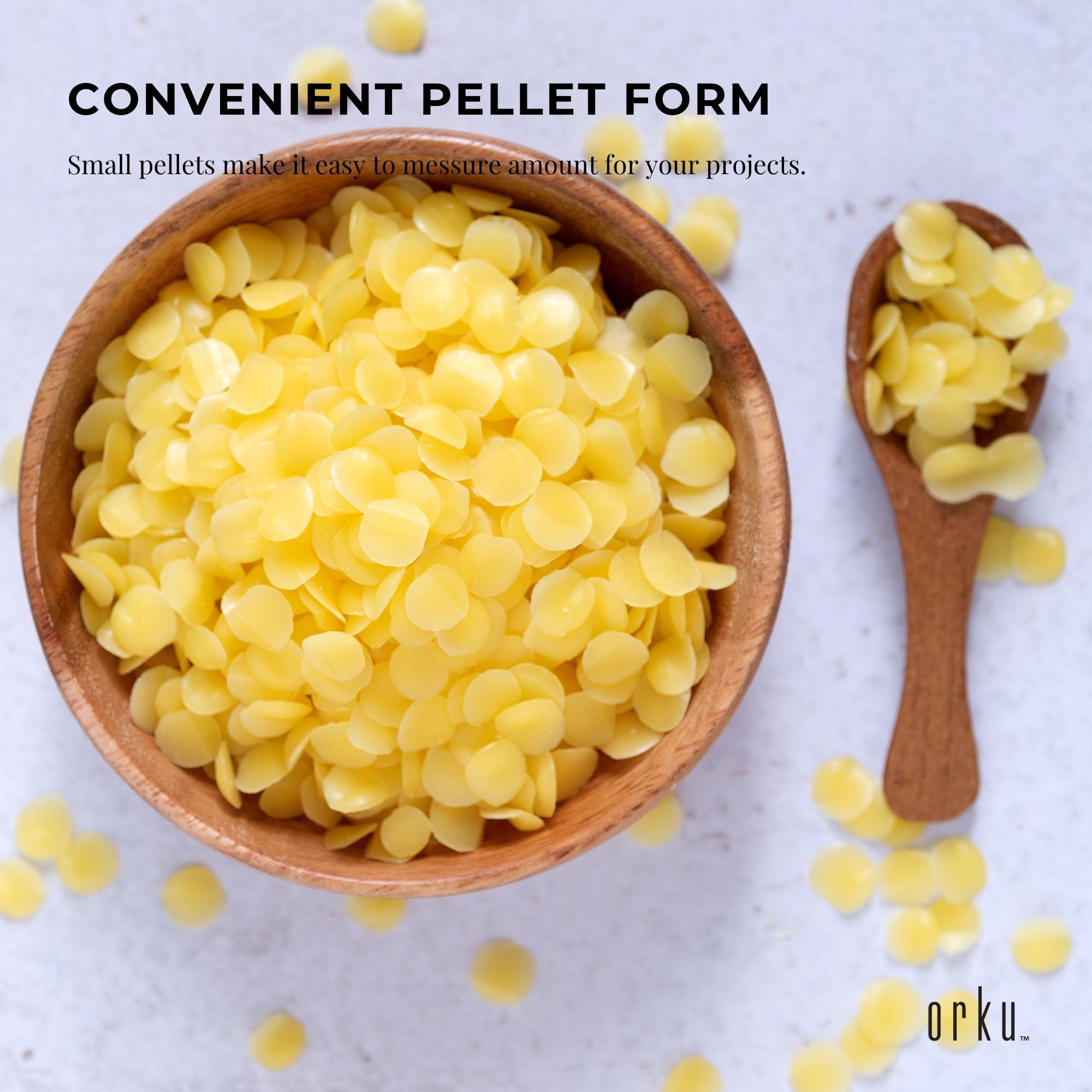 Organic Beeswax Pellets Bucket Pharmaceutical Cosmetic Candle Yellow Bees Wax-6