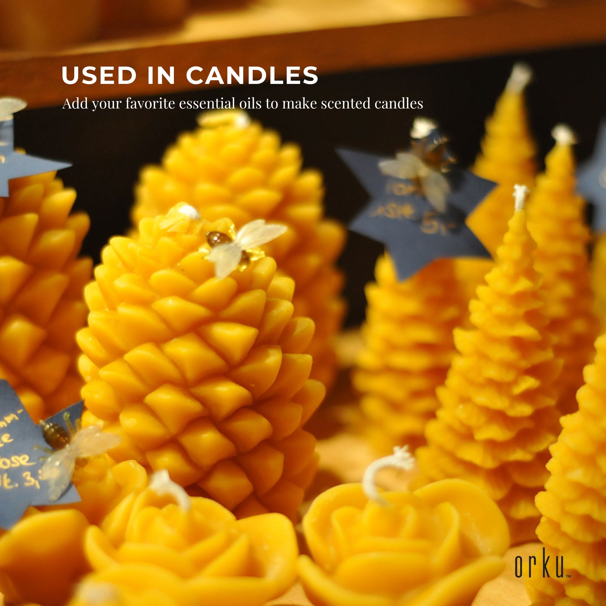 Organic Beeswax Pellets Bucket Pharmaceutical Cosmetic Candle Yellow Bees Wax-7