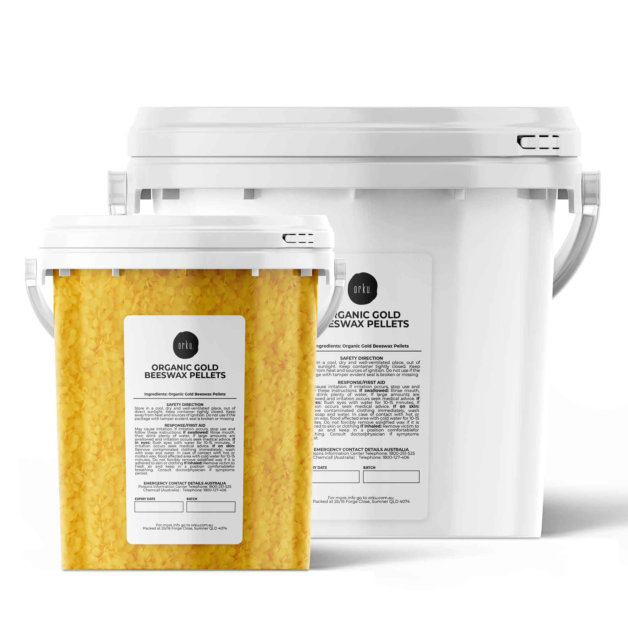 Organic Beeswax Pellets Bucket Pharmaceutical Cosmetic Candle Yellow Bees Wax-0