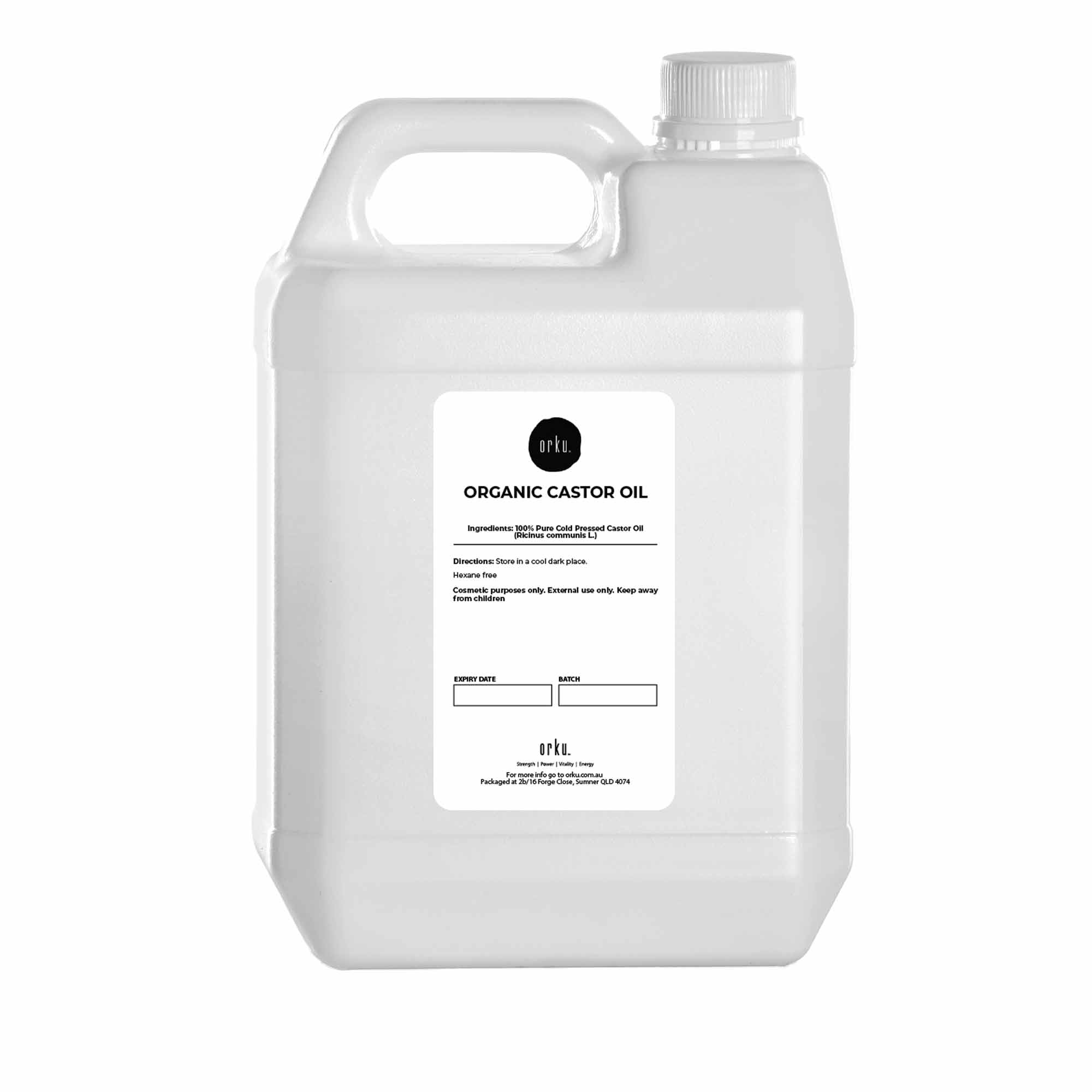 Organic Castor Oil - Hexane Free Cold Pressed Anti Oxidant Skin Hair Care-1
