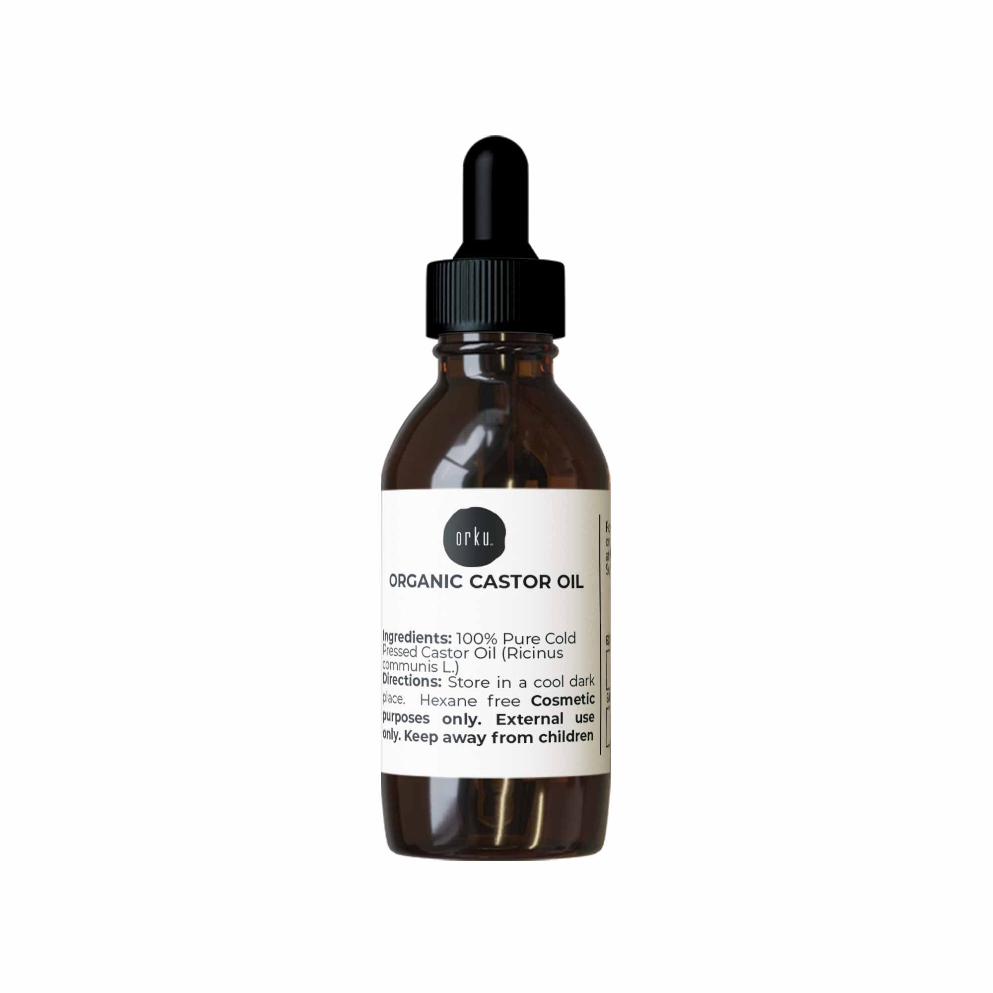 Organic Castor Oil - Hexane Free Cold Pressed Anti Oxidant Skin Hair Care-3