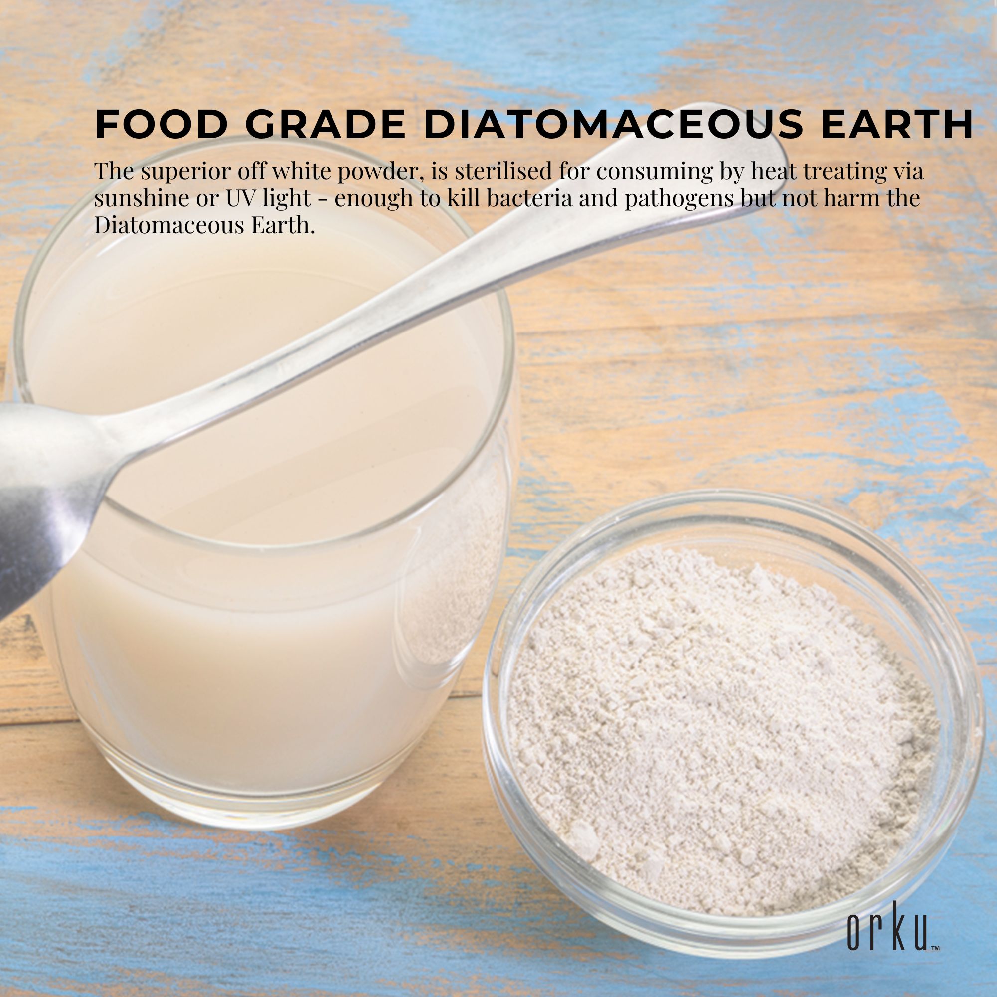 Organic Fine Diatomaceous Earth - Food Grade Fossil Shell Flour Powder Bulk-8