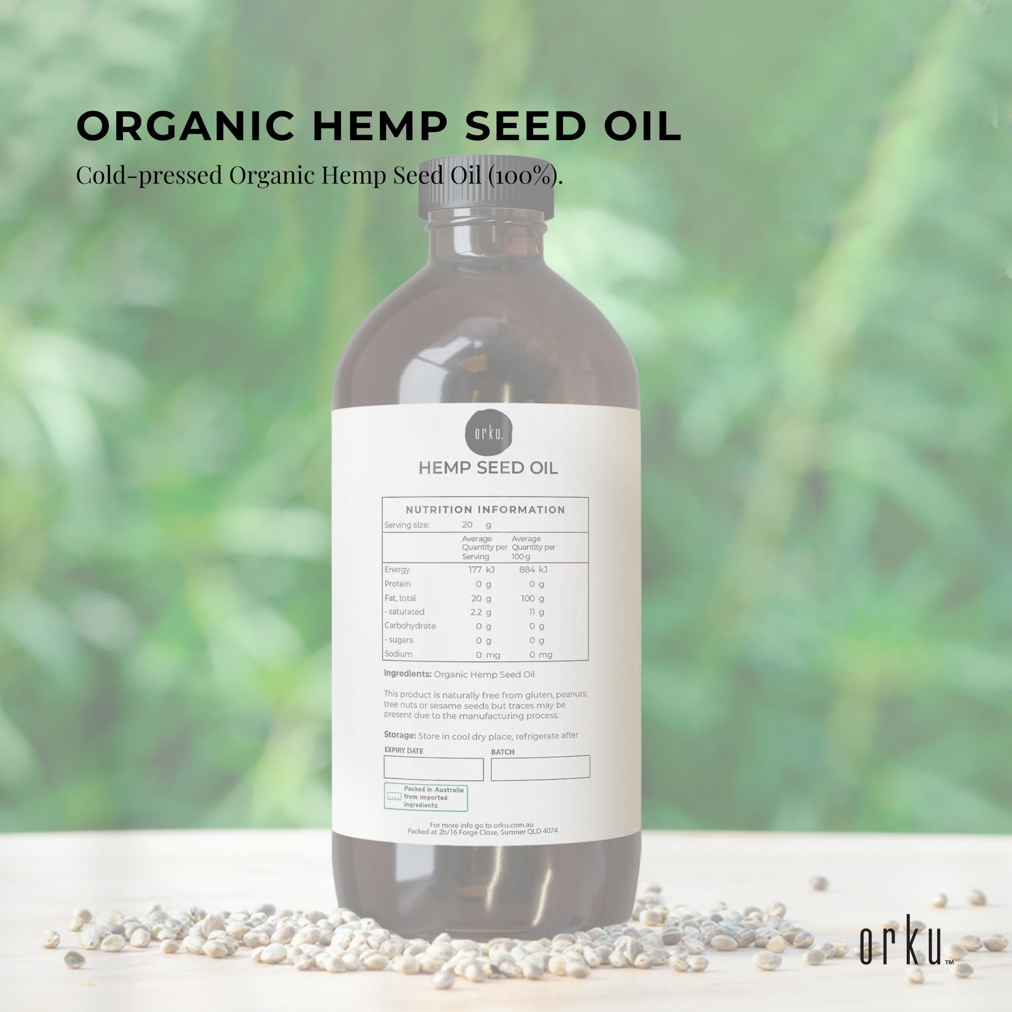 Organic Hemp Seed Oil - Food Grade Healthy Oils Foods - Bulk-5