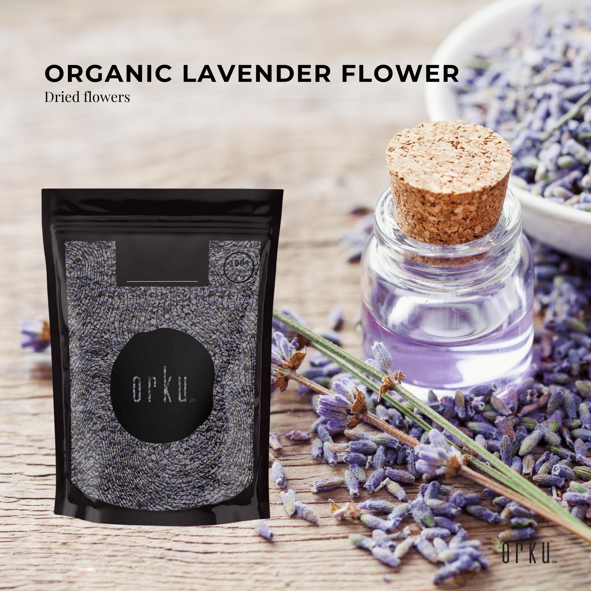 Organic Lavender Flower - Dried Fragrant Lavendula Angustifolia-2