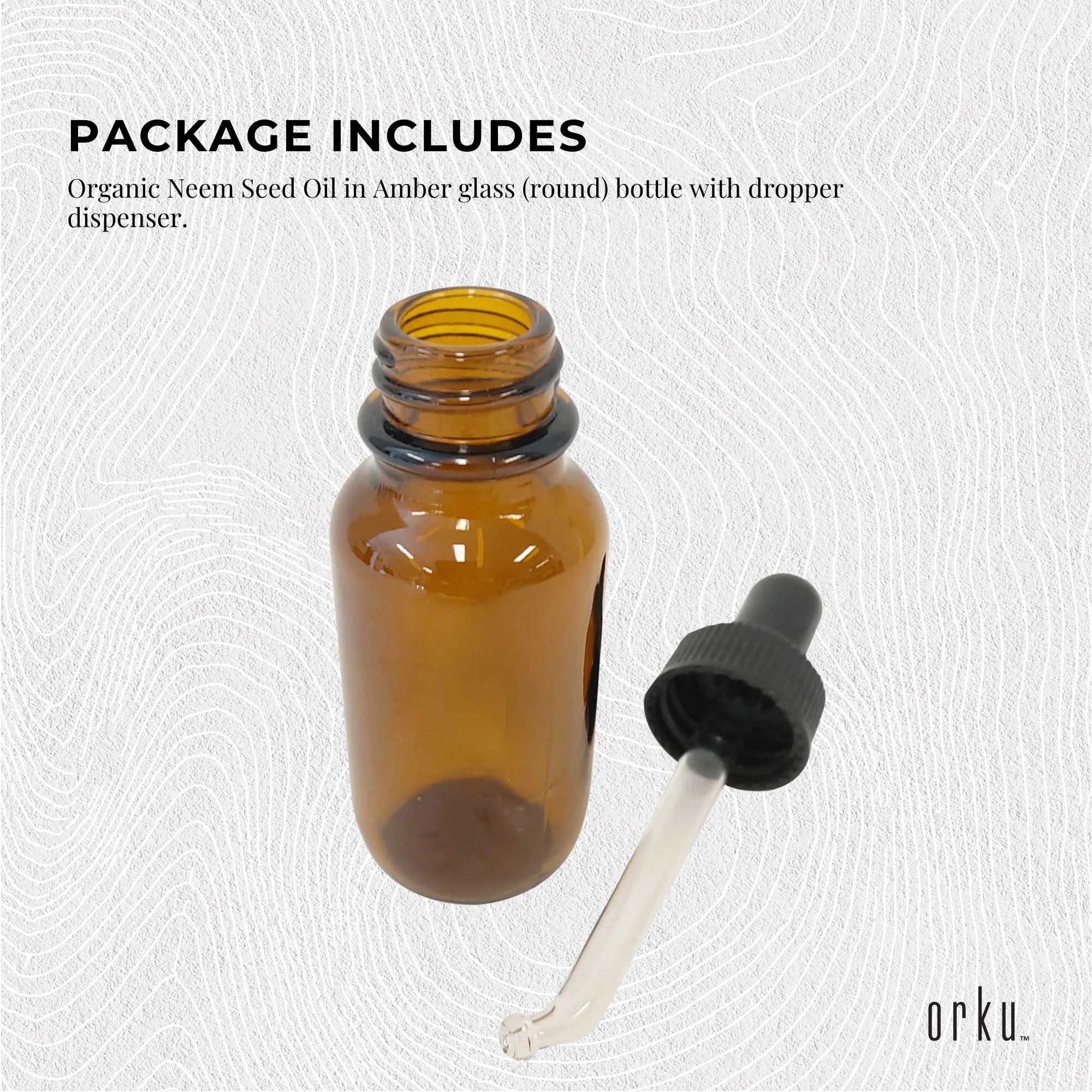 Orku Organic Neem Seed Oil - Debitterised Cold Pressed Azadirachtin Indica-15