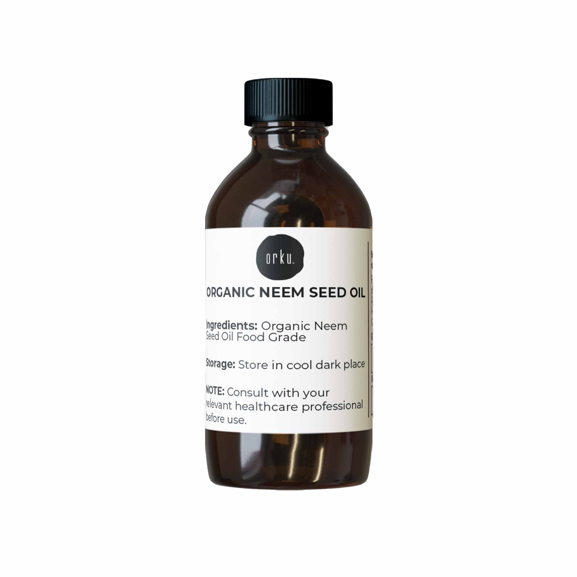 Orku Organic Neem Seed Oil - Debitterised Cold Pressed Azadirachtin Indica-4