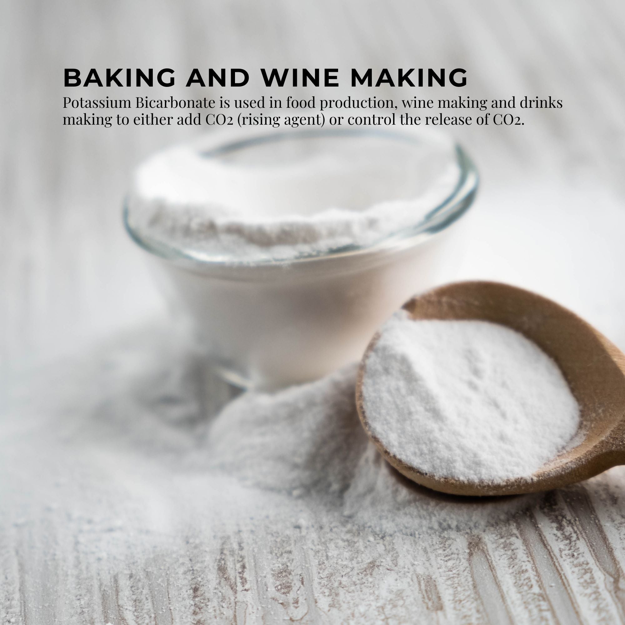 Organic Potassium Bicarbonate Powder - Food Grade FCC for Brewing Baking Bulk-8