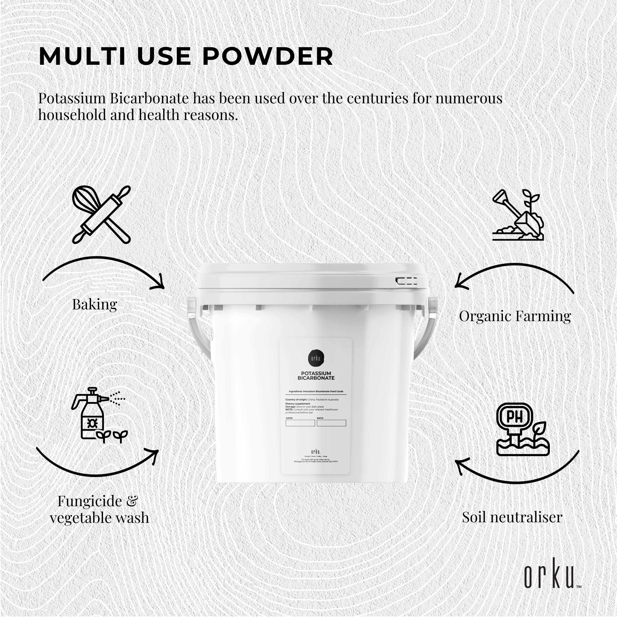 Organic Potassium Bicarbonate Powder Tubs - Food Grade FCC for Brewing Baking-3