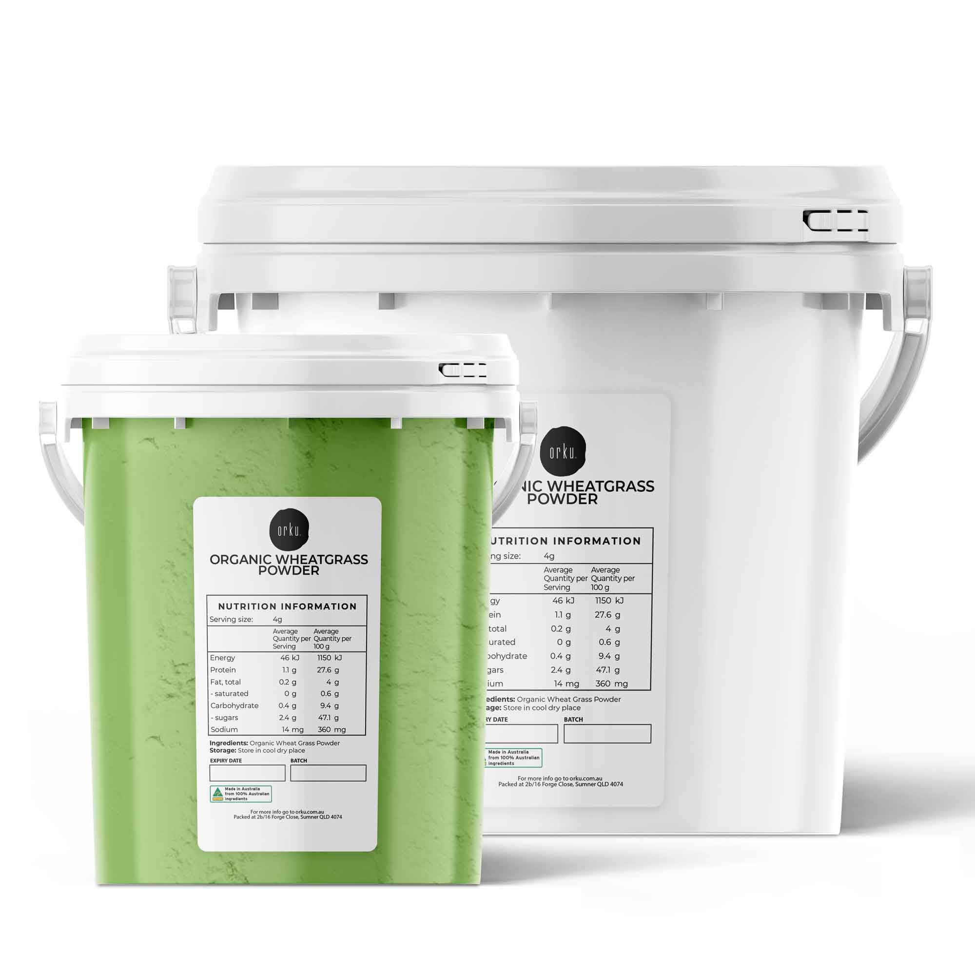 Organic Wheatgrass Powder Tubs Buckets Superfood Wheat Grass Leaf Supplement-0