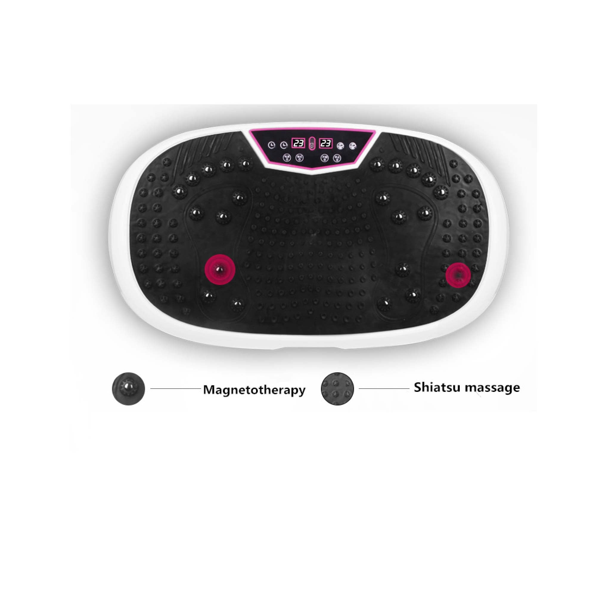 Pink Mini Vibration Platform - Magnet Therapy Vibrating Machine Exercise Plate-8