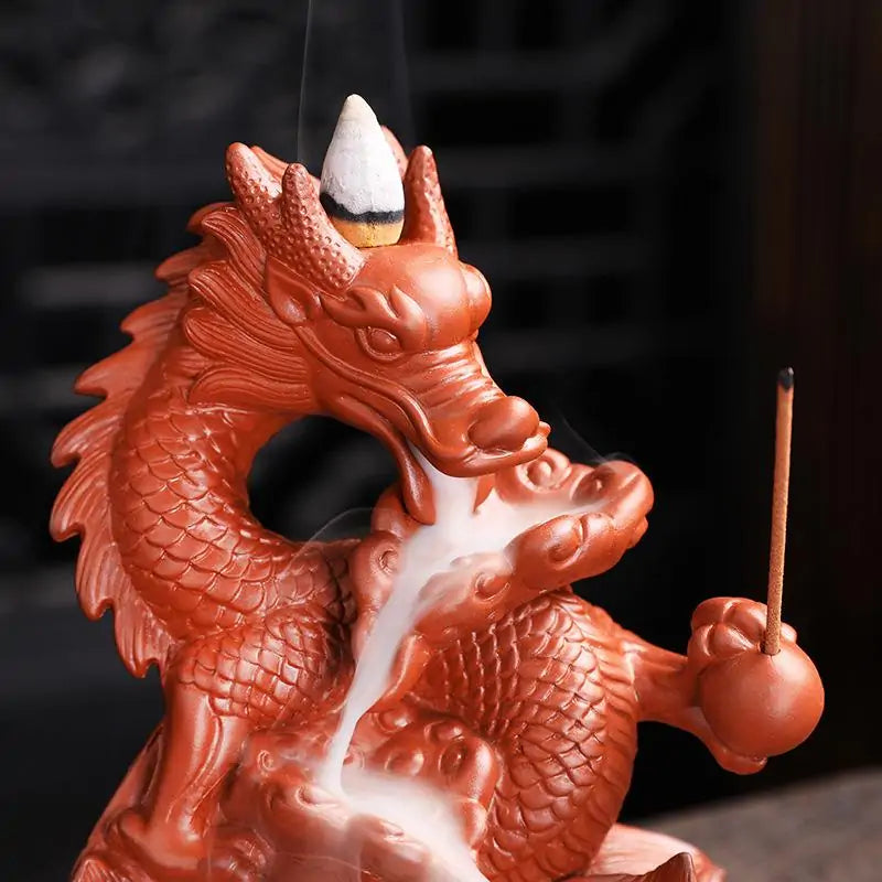 Ceramic Dragon Incense Burner