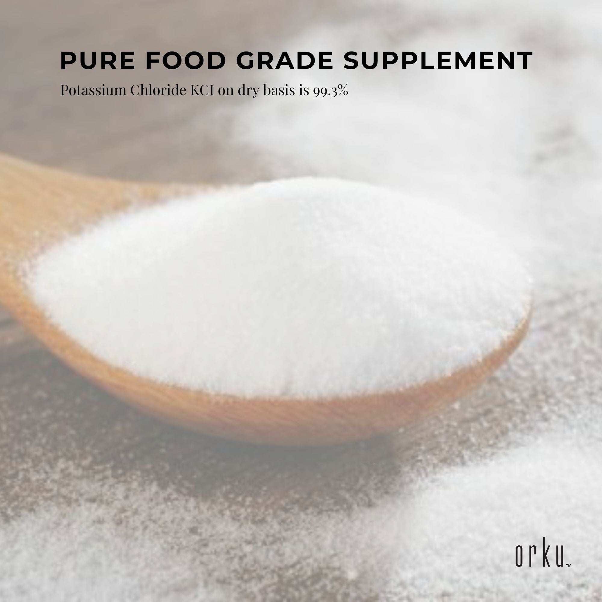 Potassium Chloride Powder Tub - Pure KCL E508 Food Grade Salt Supplement Bulk-9