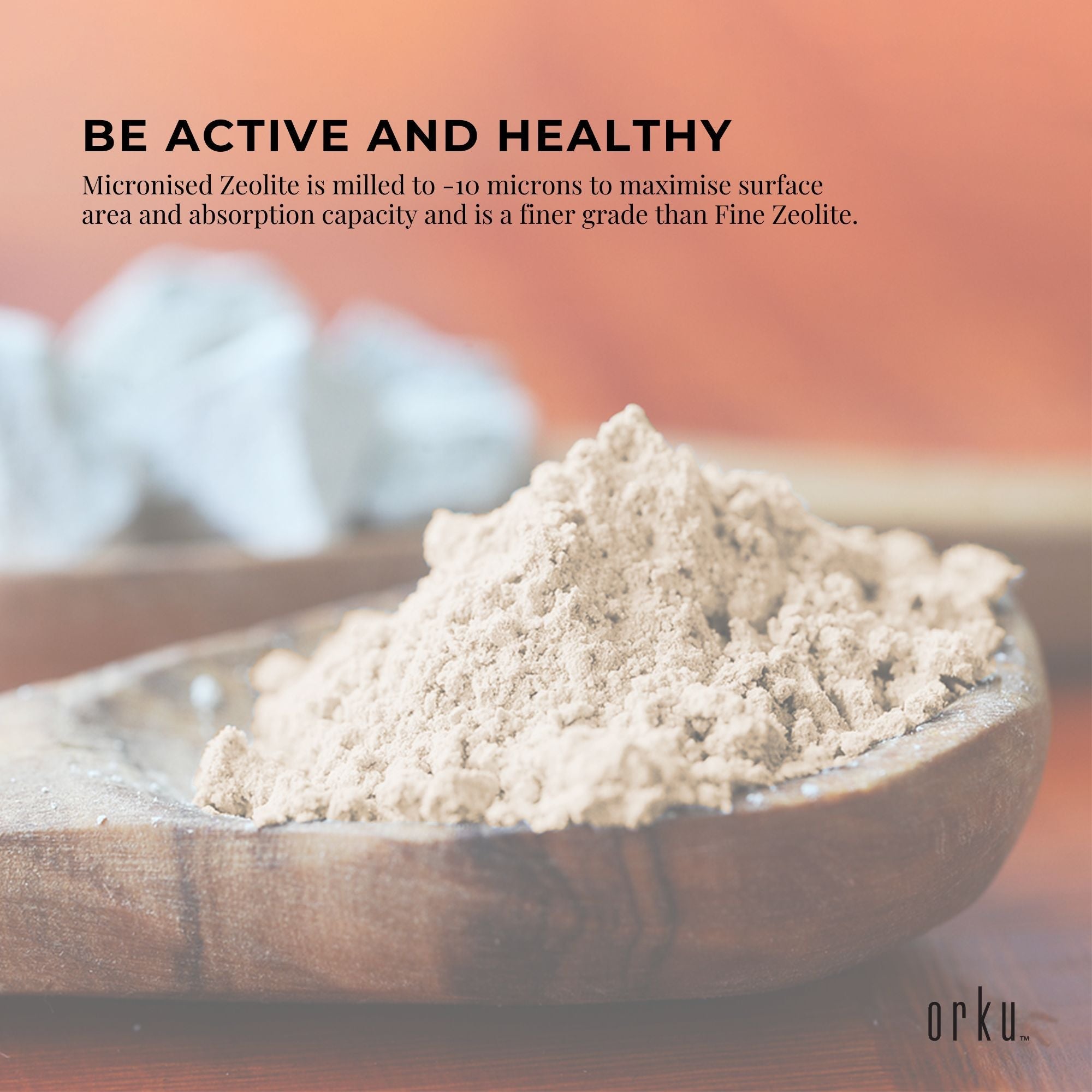 Pure Micronised Zeolite Powder Supplement In Bags Micronized Volcamin Bulk-7