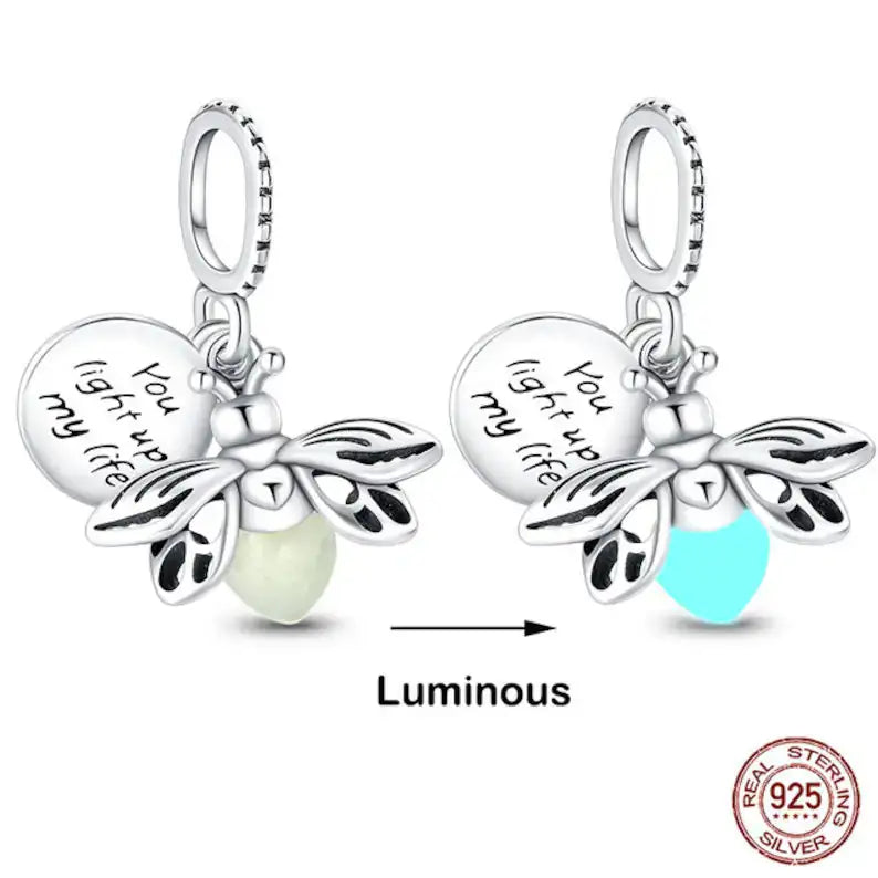 Luminous Firefly Charm