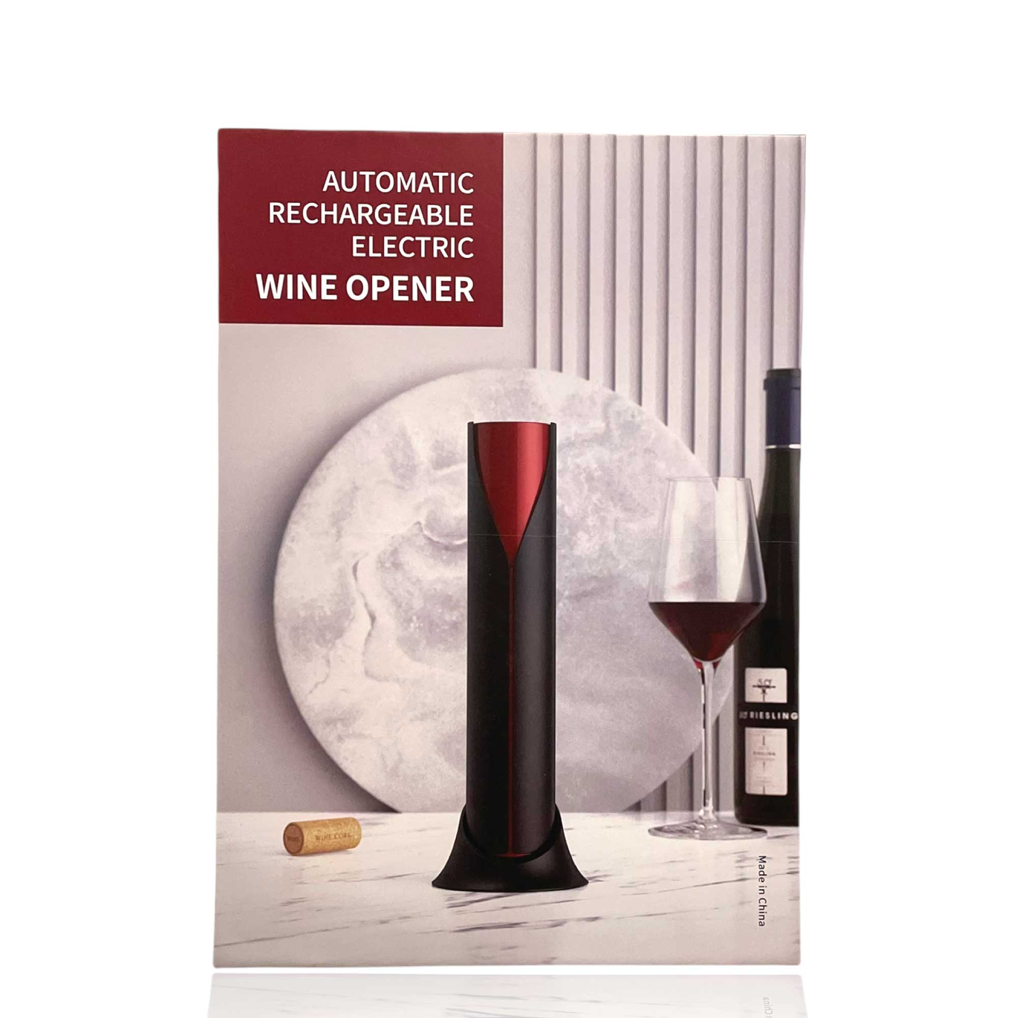 Rechargeable Automatic Wine Bottle Opener - Cordless Corkscrew - Foil Cutter-12